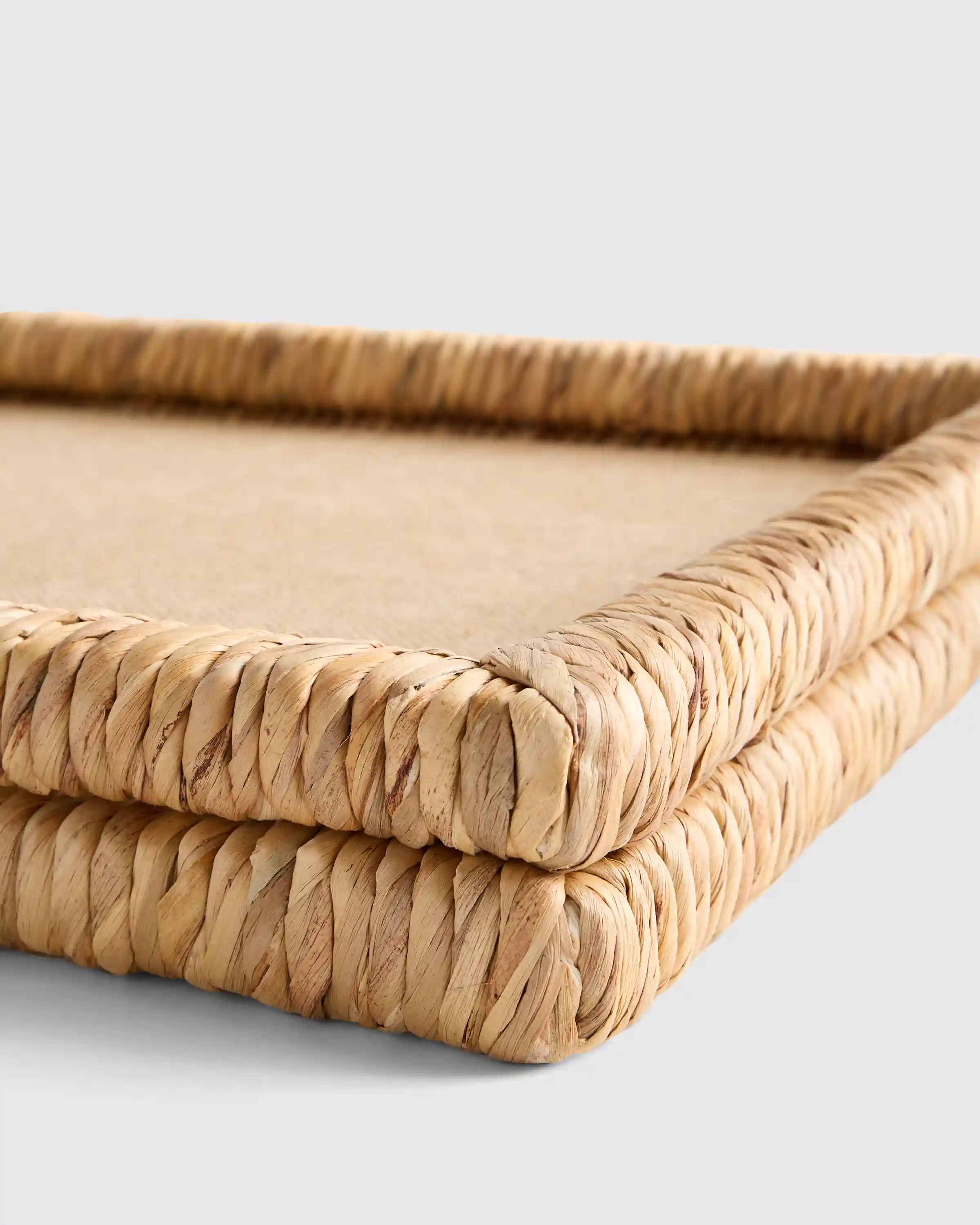 Handwoven Rectangular Decorative Tray