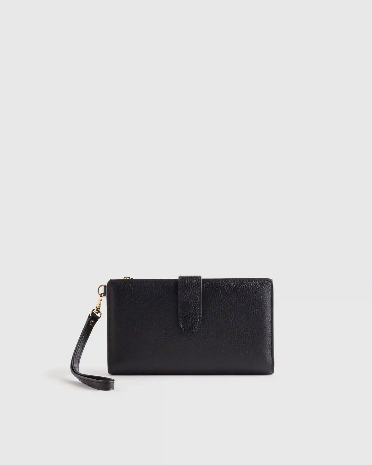 Italian Leather Phone Bi-Fold Wristlet
