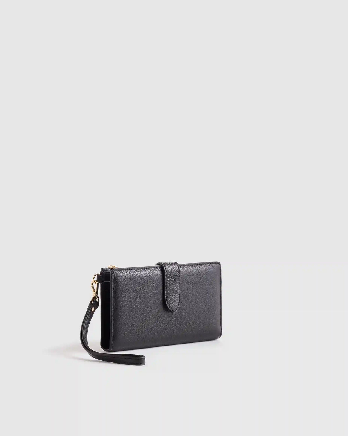 Italian Leather Phone Bi-Fold Wristlet