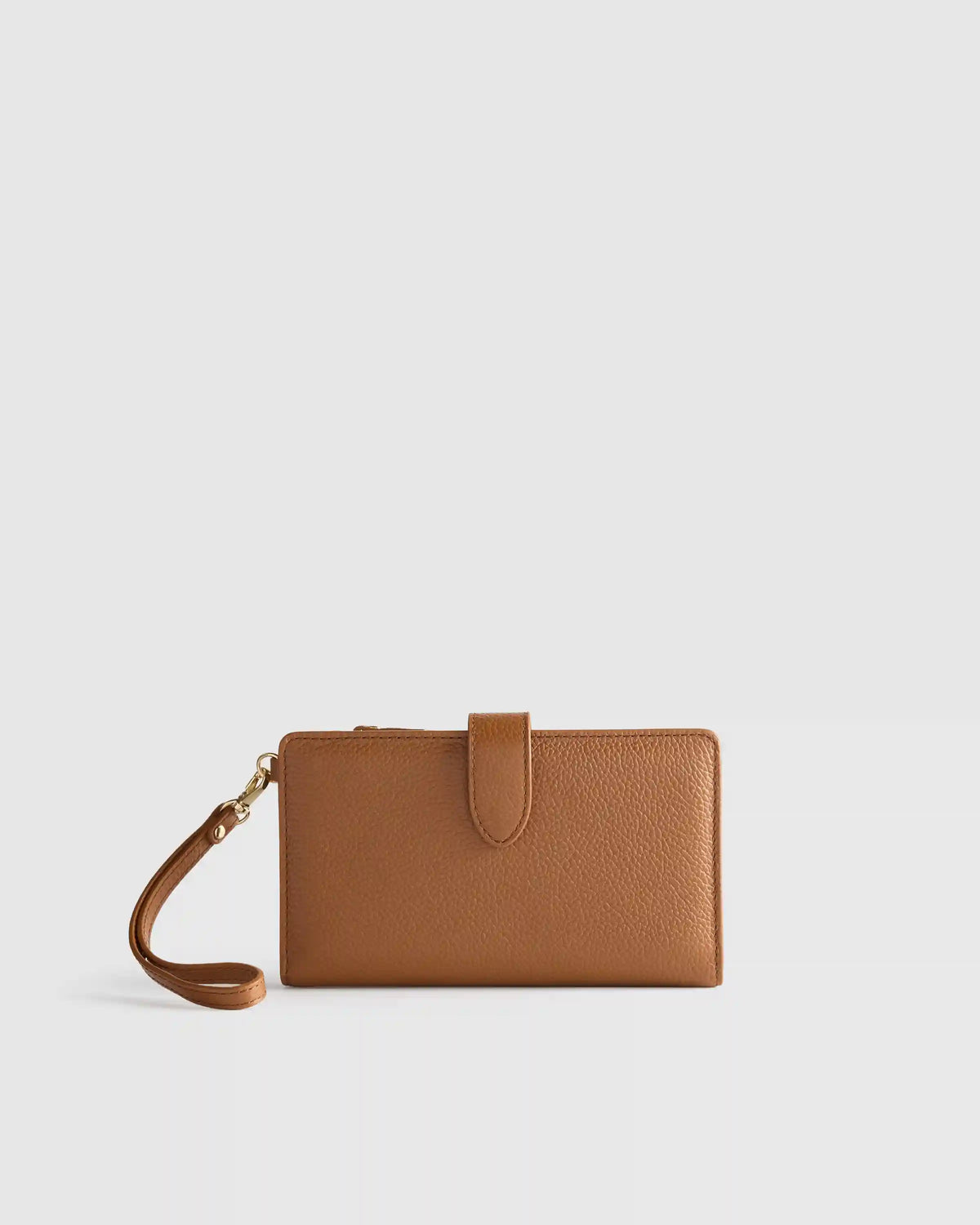 Italian Leather Phone Bi-Fold Wristlet