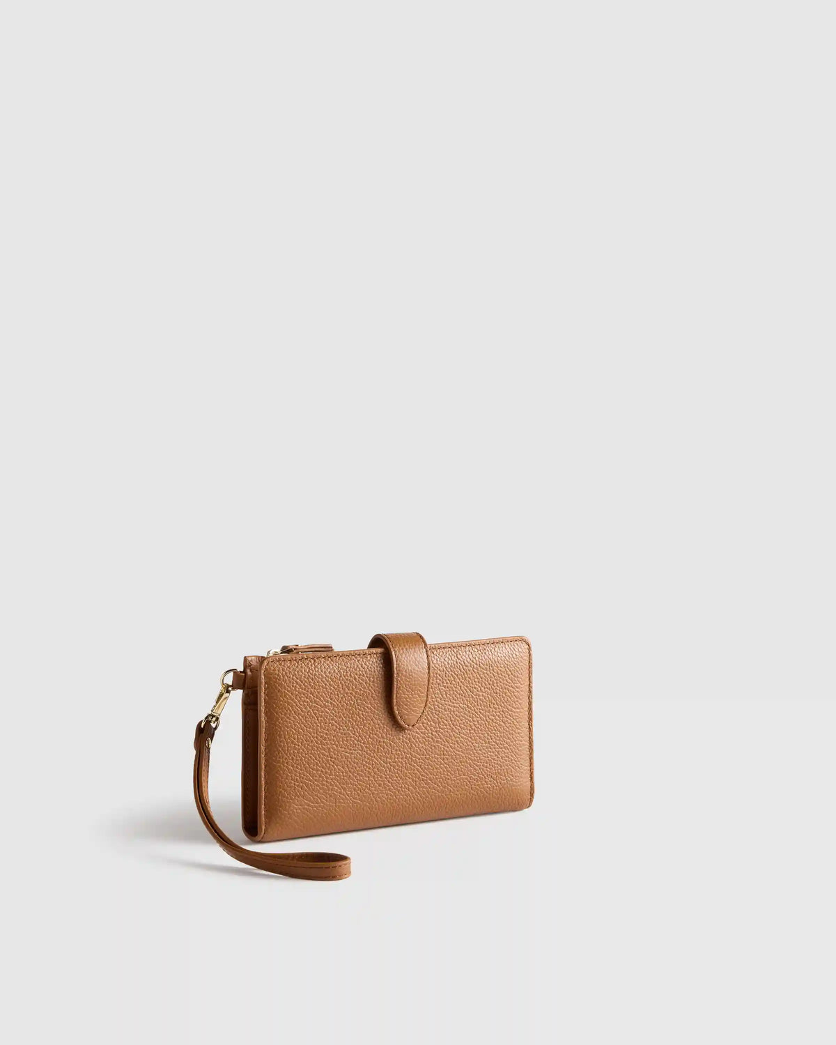 Italian Leather Phone Bi-Fold Wristlet