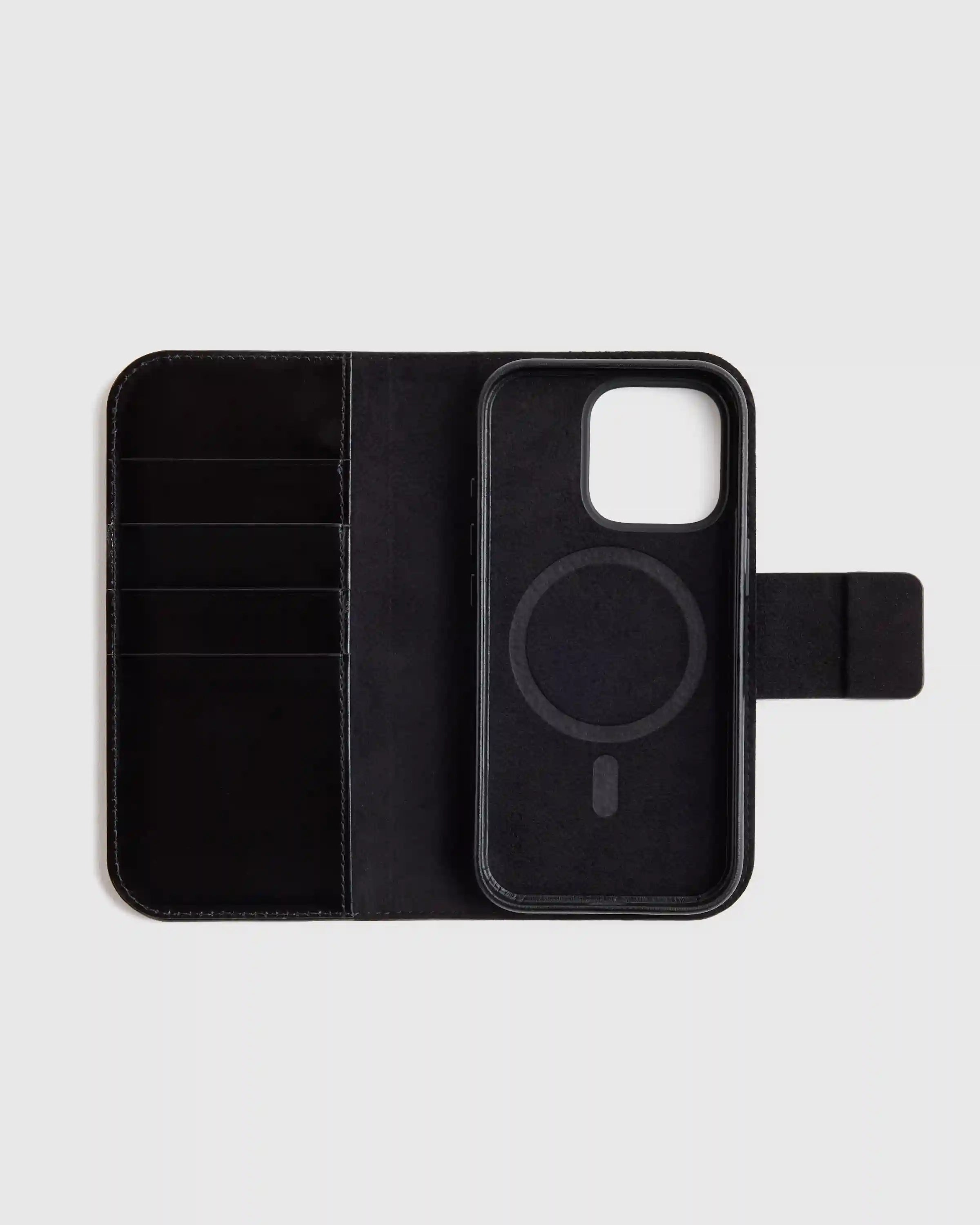 Italian Leather Phone 2-in-1 Folio Case