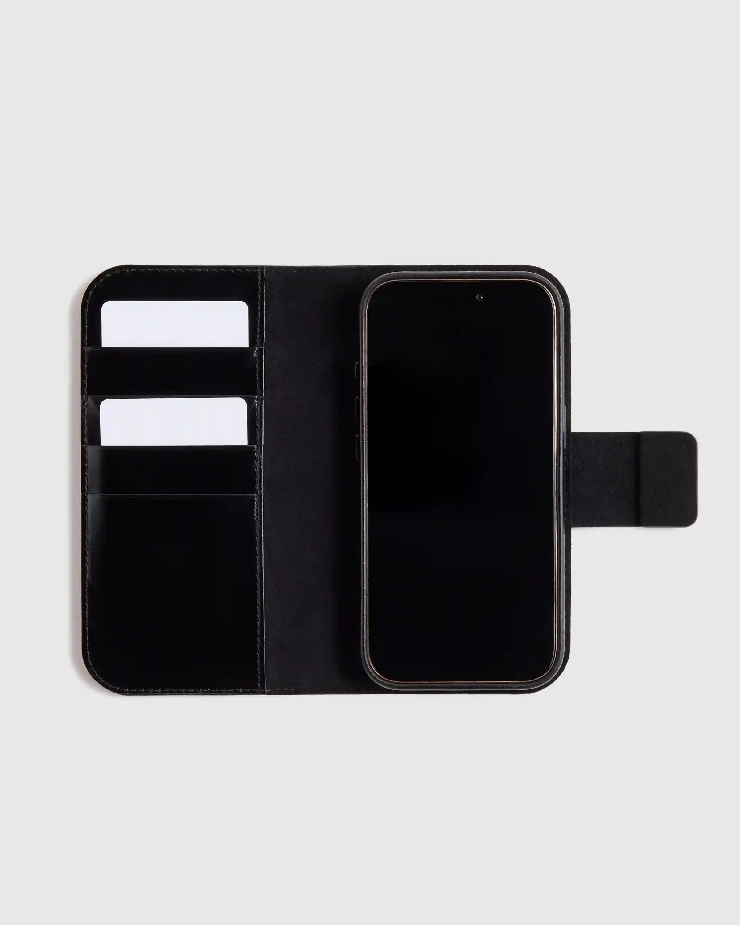 Italian Leather Phone 2-in-1 Folio Case
