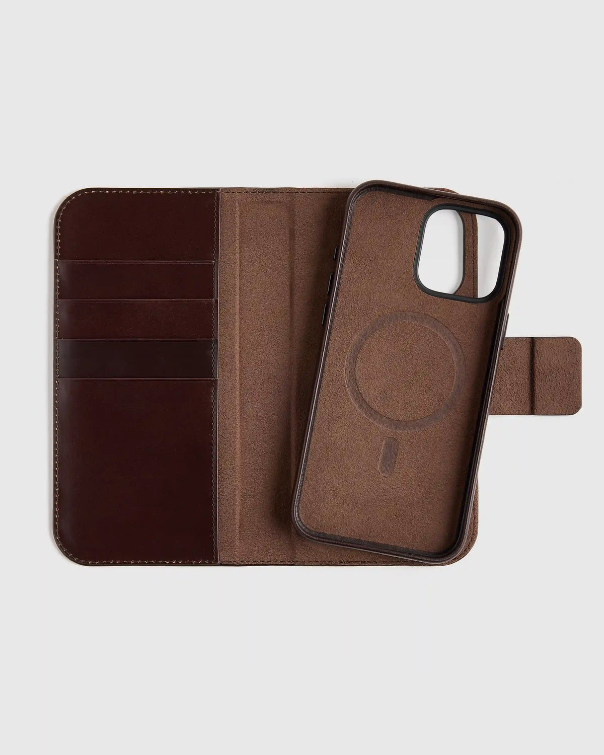 Italian Leather Phone 2-in-1 Folio Case