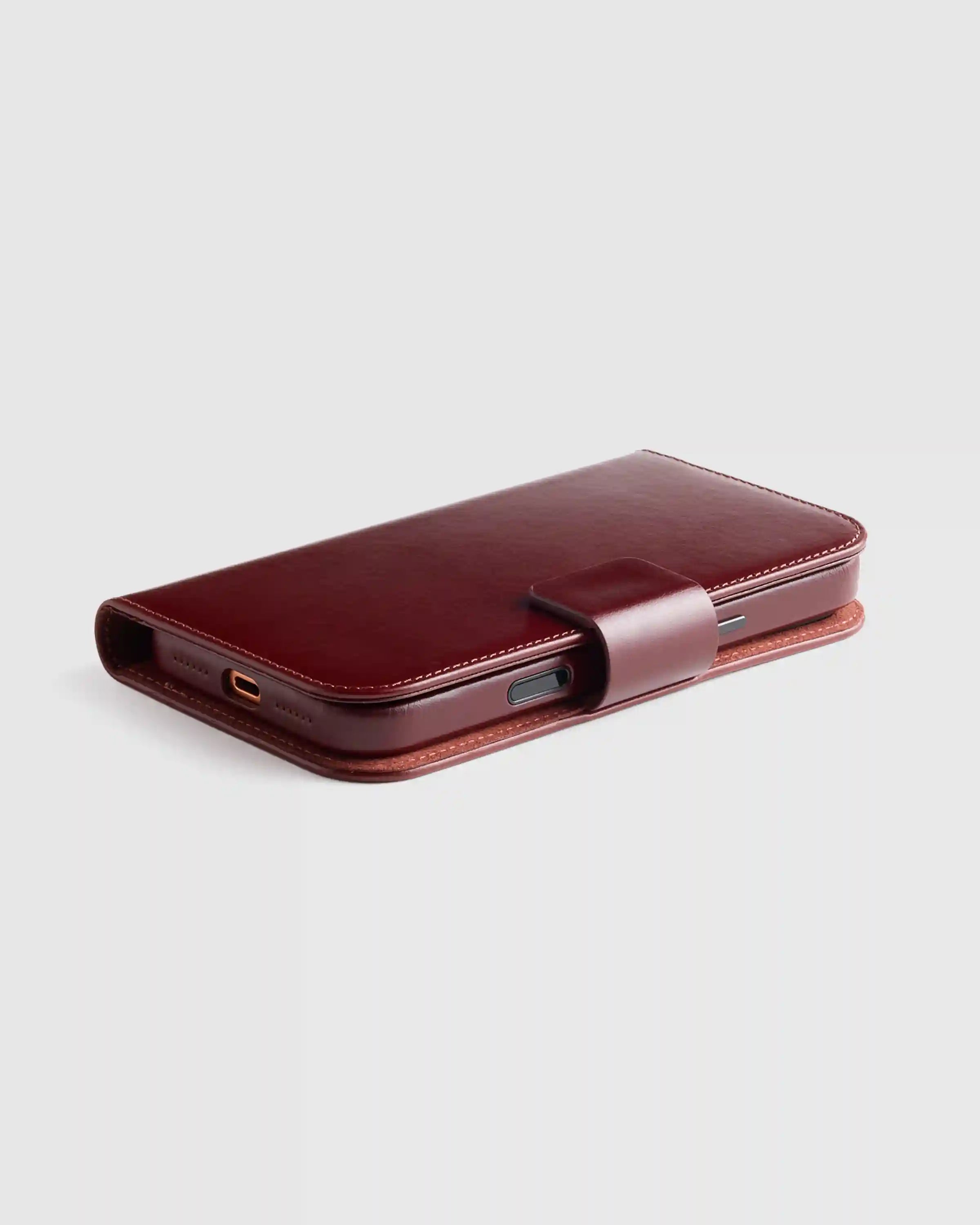 Italian Leather Phone 2-in-1 Folio Case