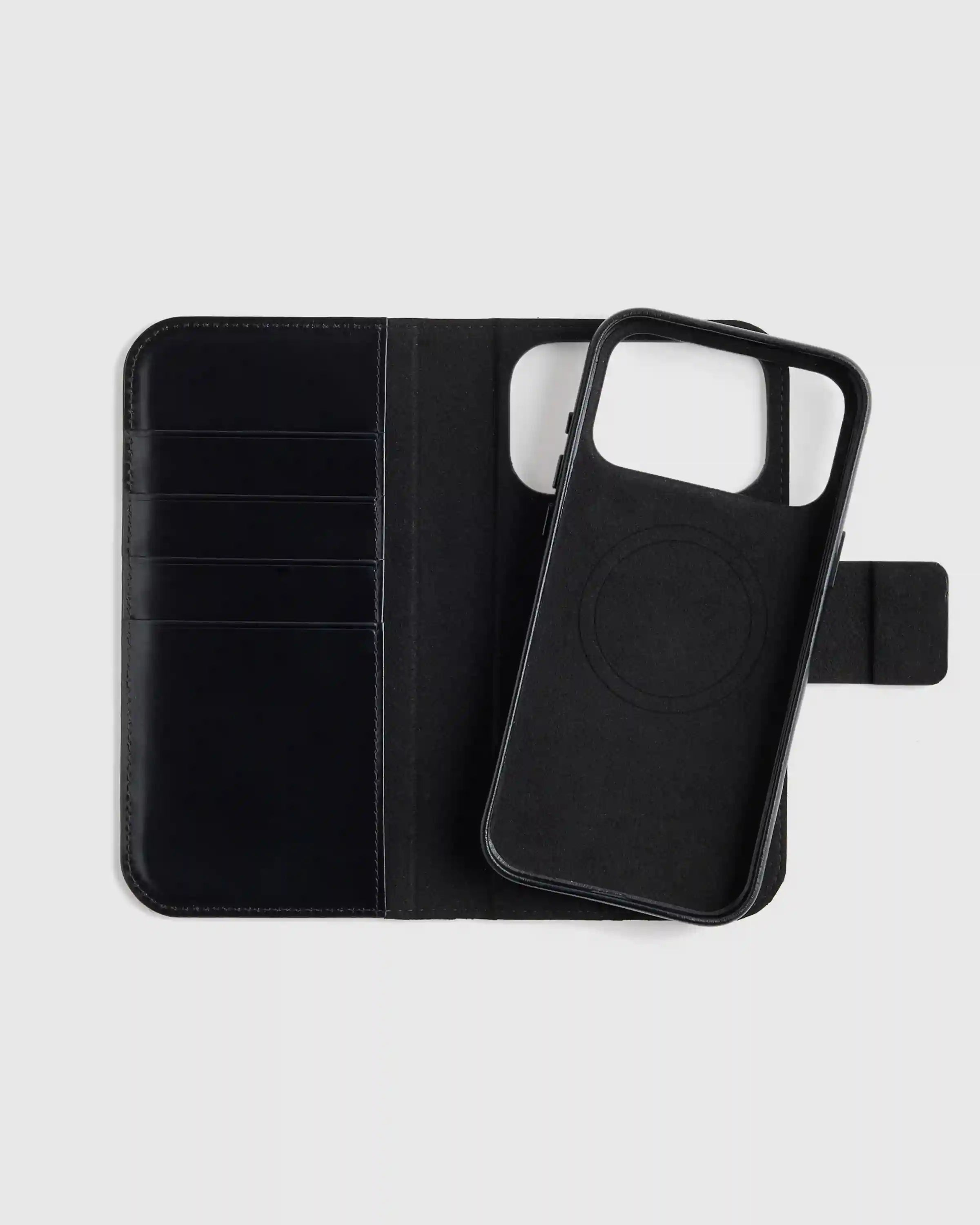 Italian Leather Phone 2-in-1 Folio Case