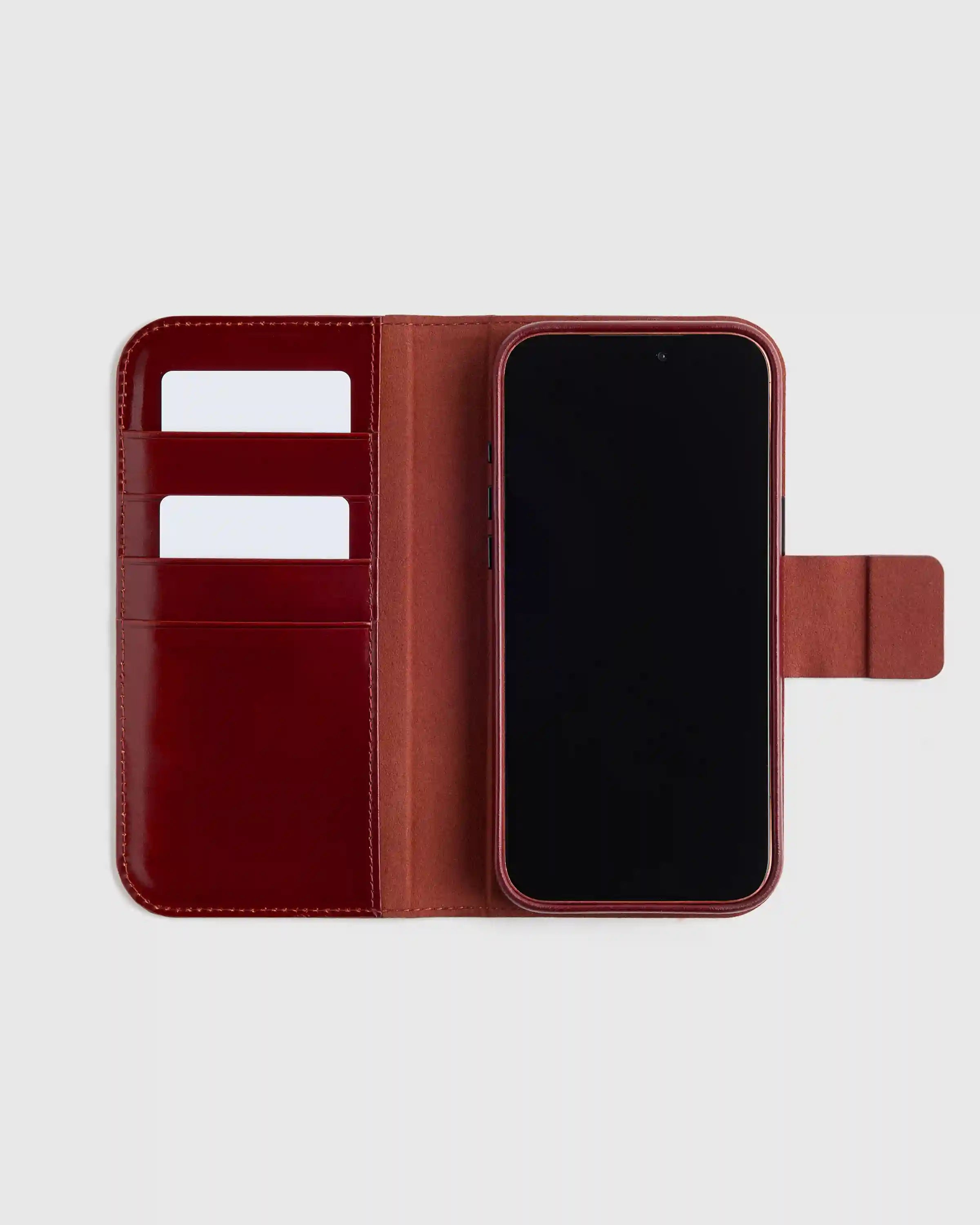Italian Leather Phone 2-in-1 Folio Case