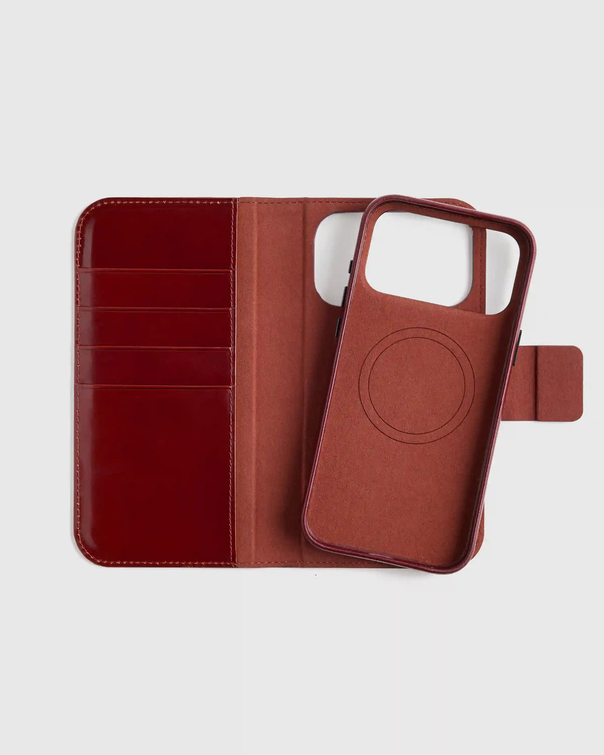Italian Leather Phone 2-in-1 Folio Case