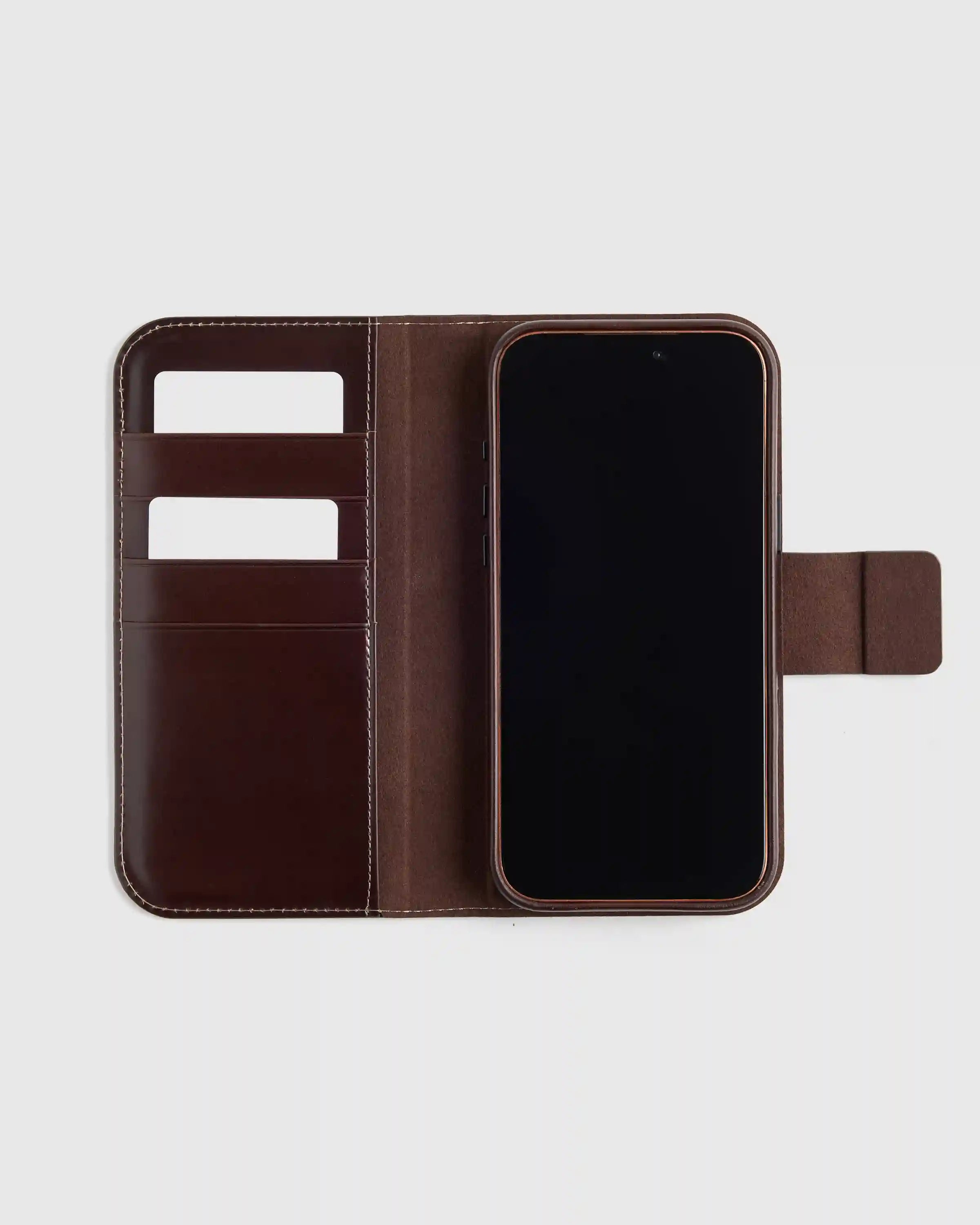 Italian Leather Phone 2-in-1 Folio Case