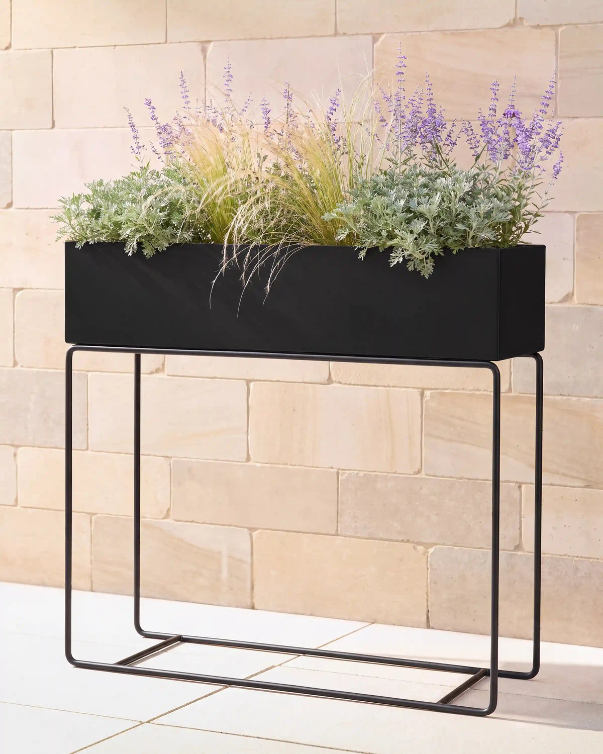 Powder Coated Steel Standing Planter