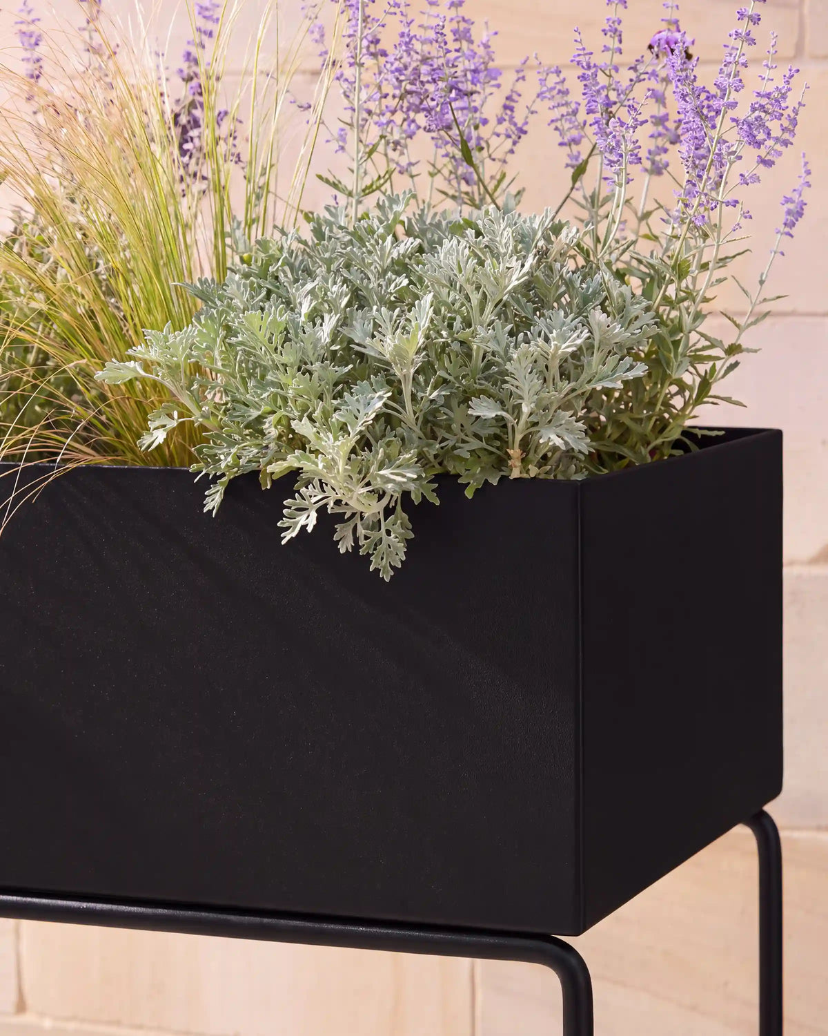 Powder Coated Steel Standing Planter