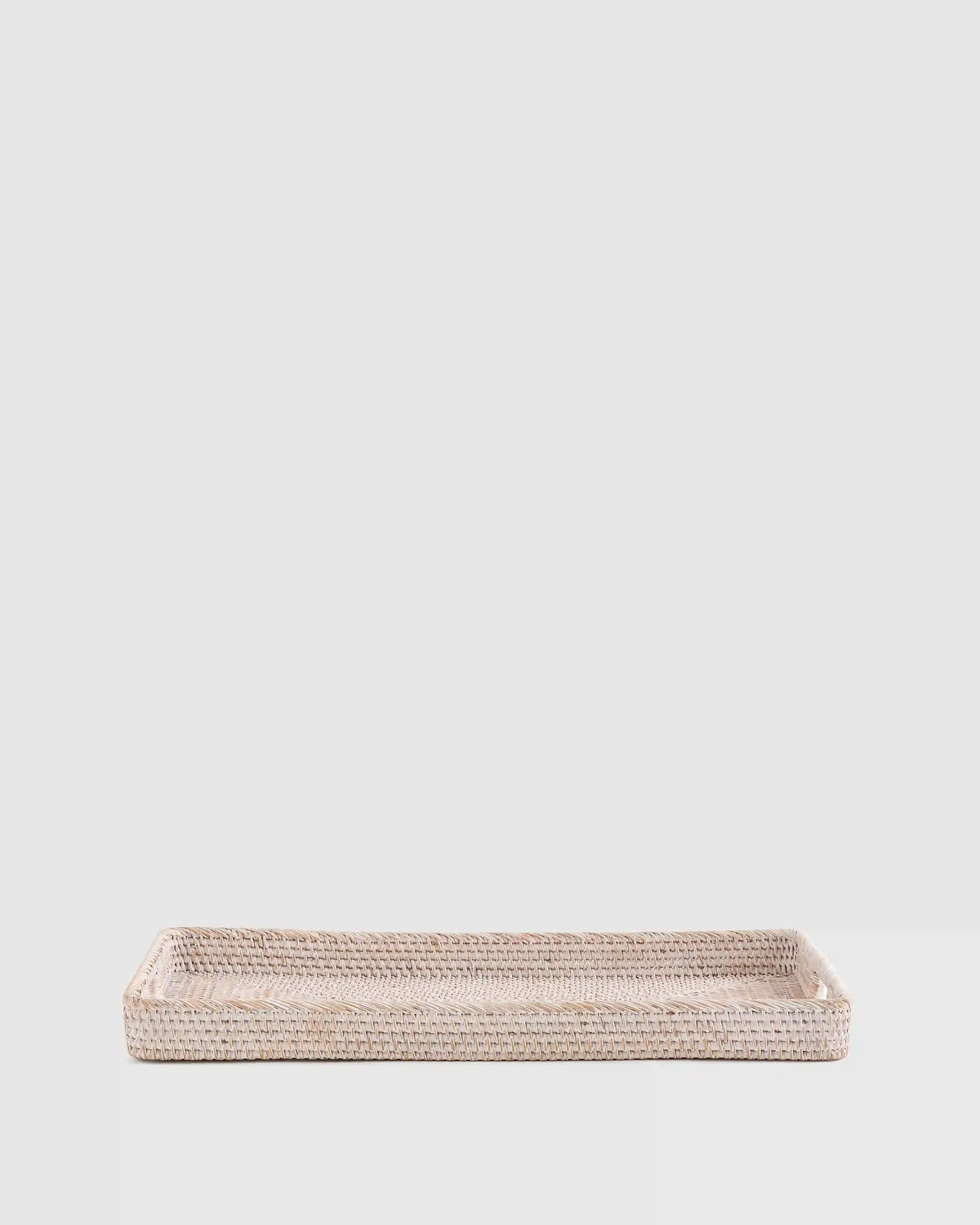Handwoven Rattan Rectangular Tray