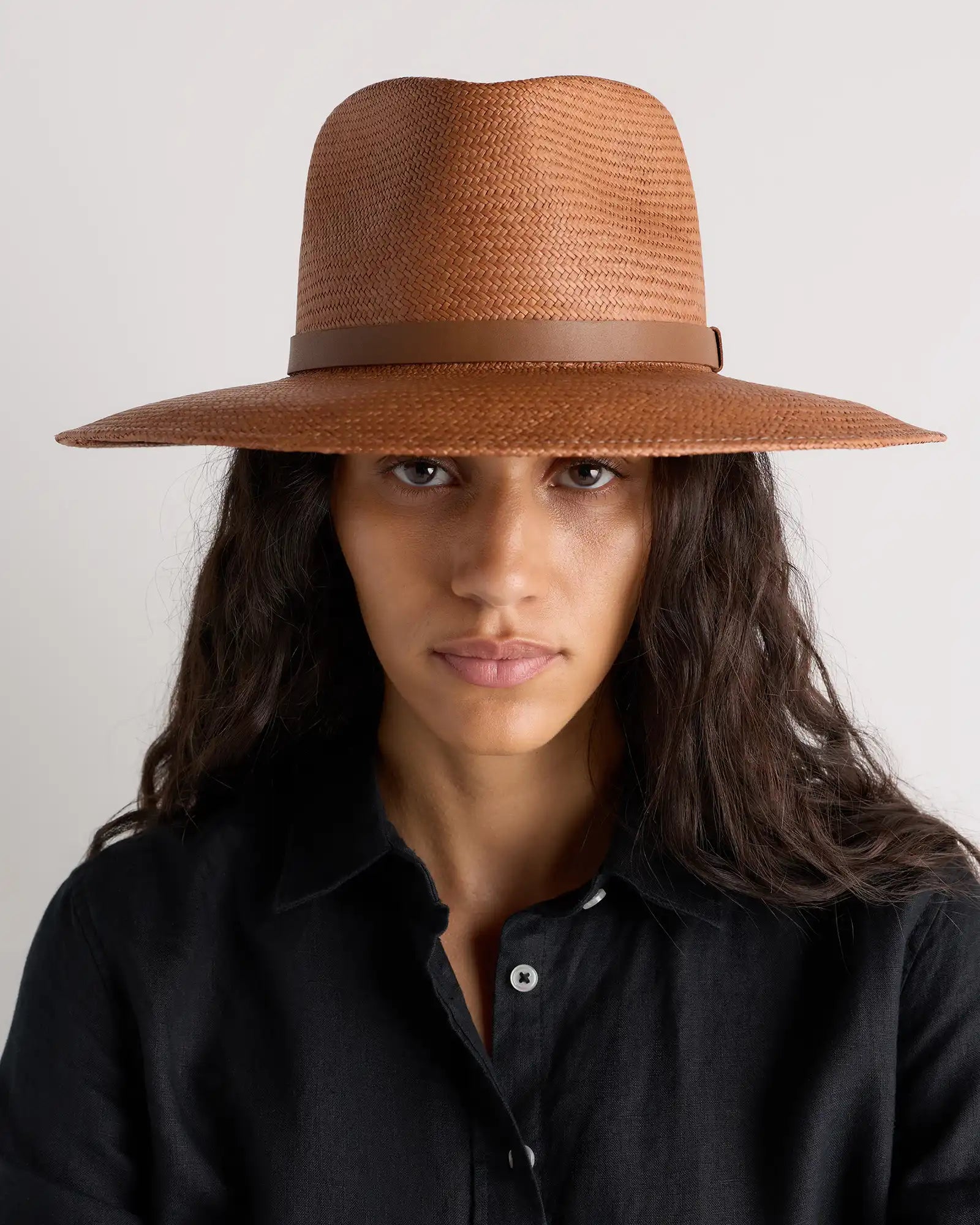 Toquilla Straw Wide Brim Panama Hat