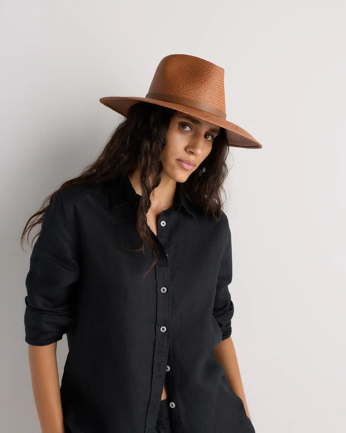 Toquilla Straw Wide Brim Panama Hat