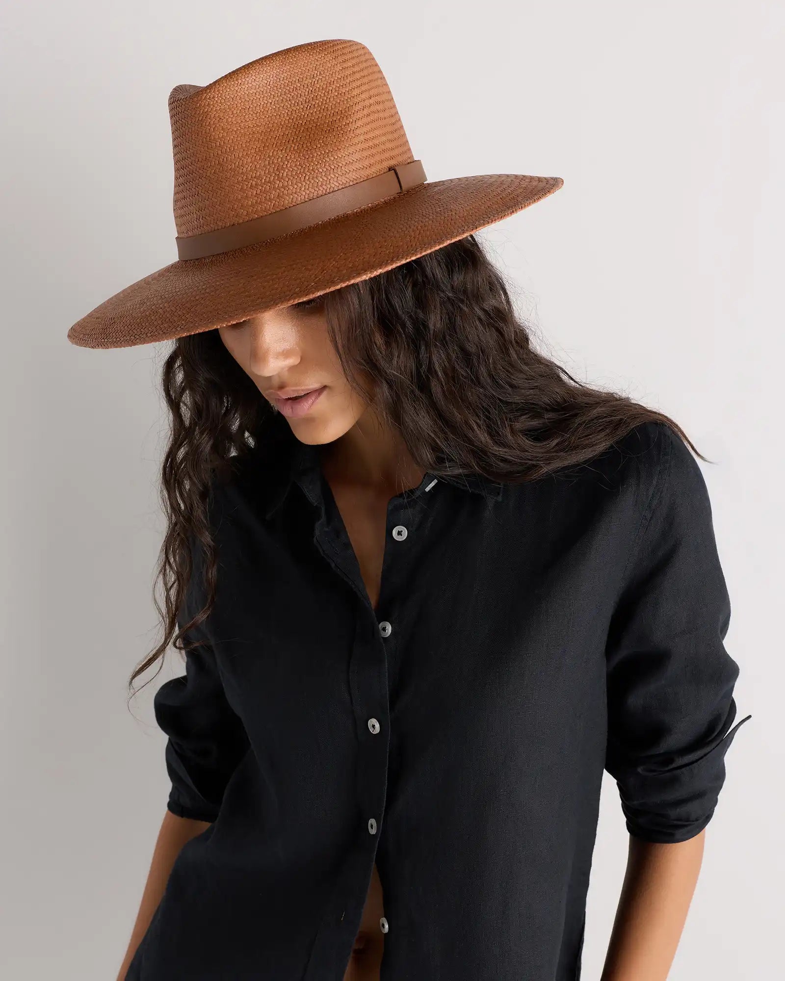Toquilla Straw Wide Brim Panama Hat