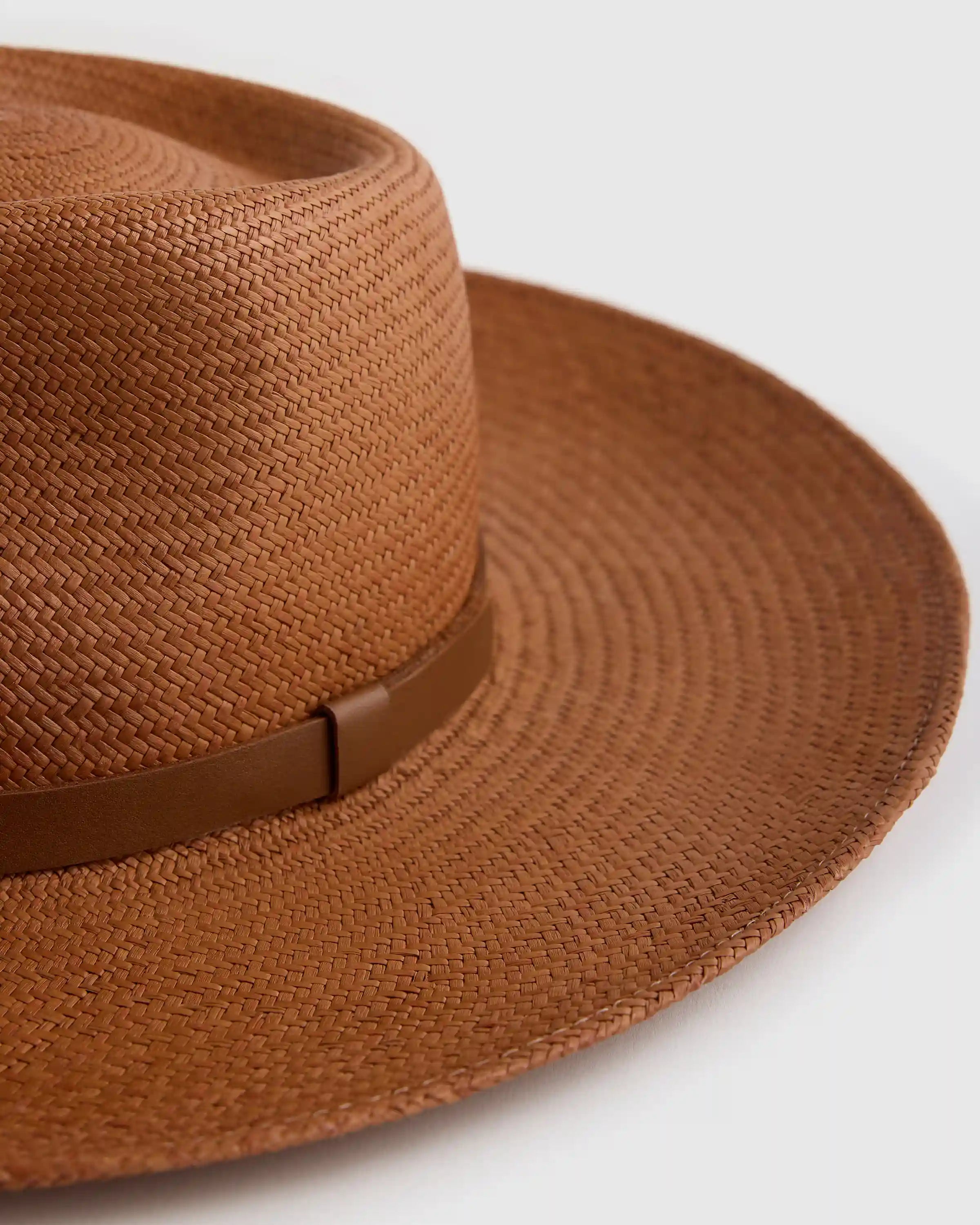 Toquilla Straw Wide Brim Panama Hat
