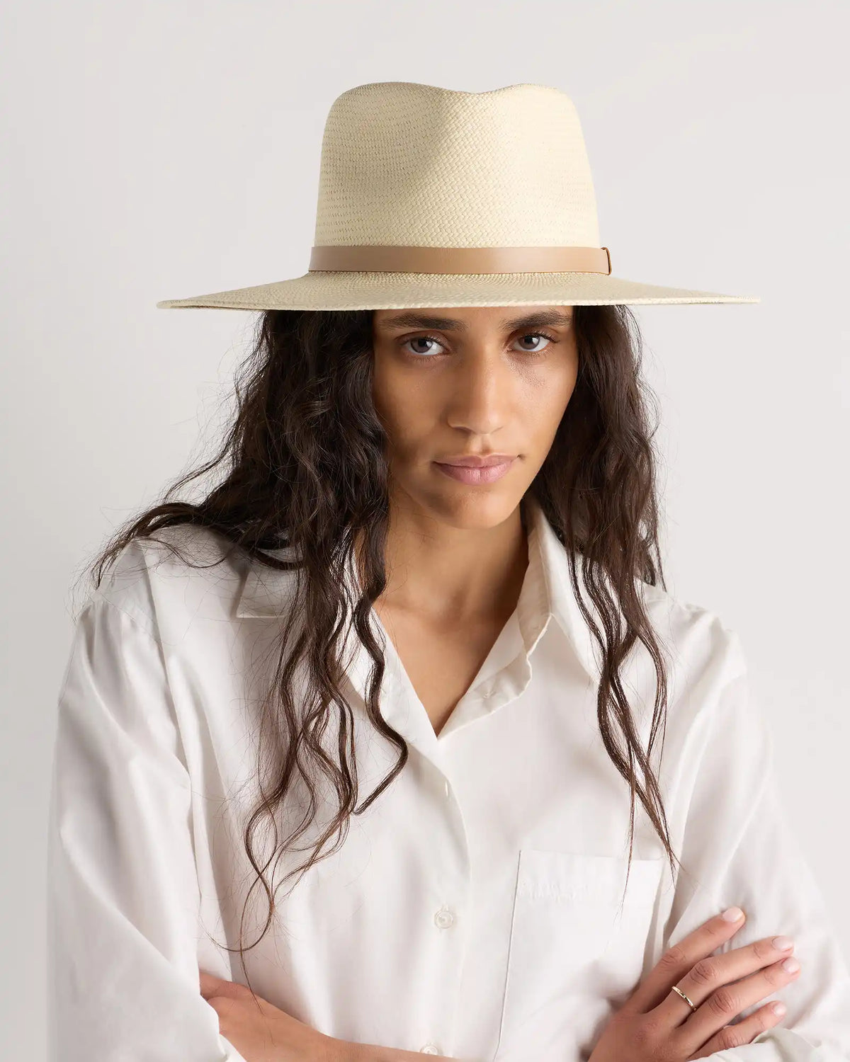 Toquilla Straw Wide Brim Panama Hat