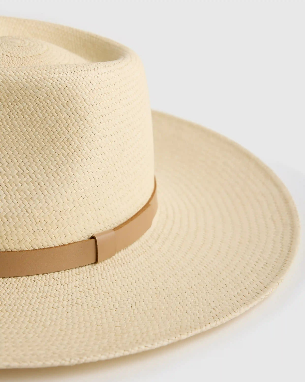 Toquilla Straw Wide Brim Panama Hat