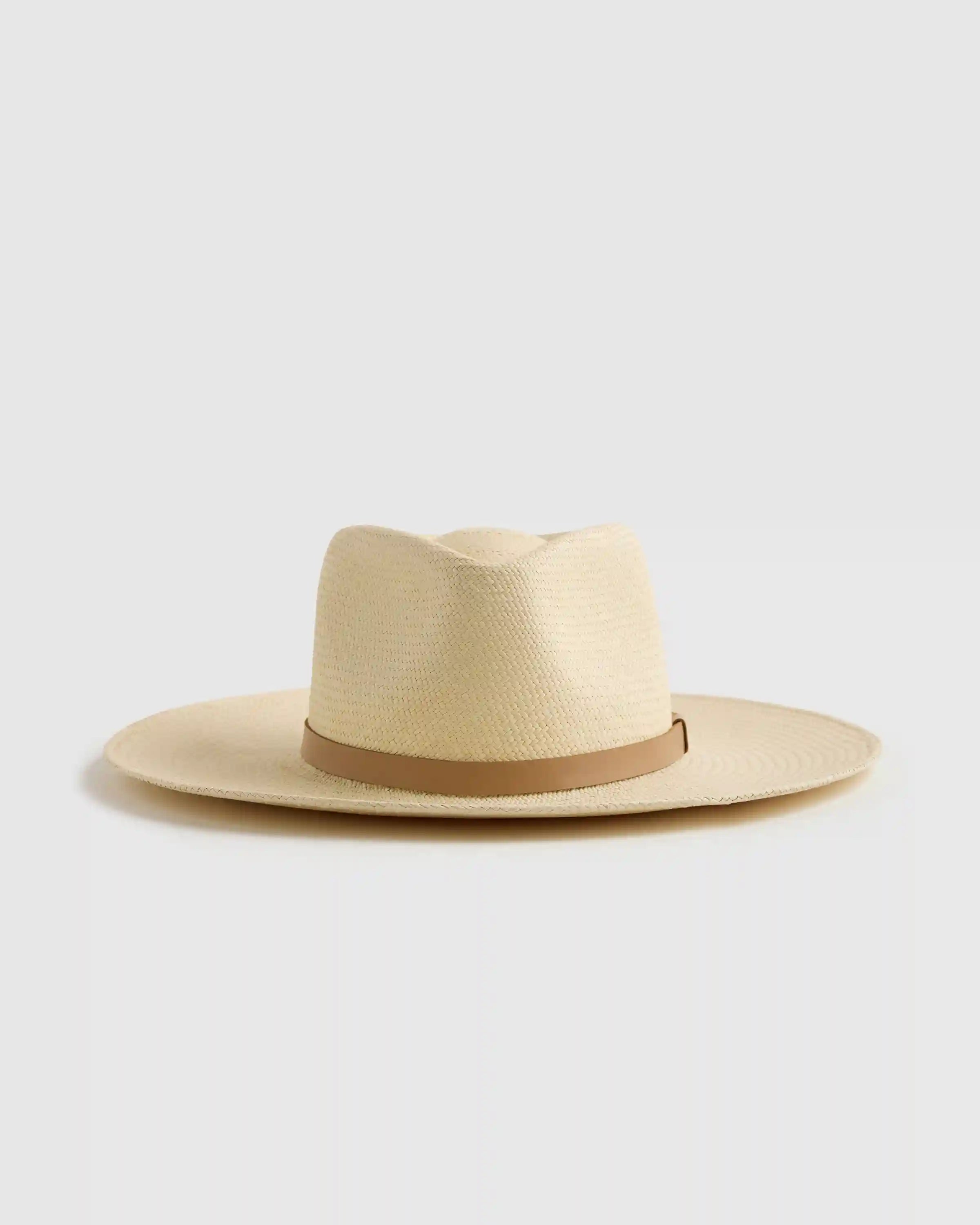 Toquilla Straw Wide Brim Panama Hat