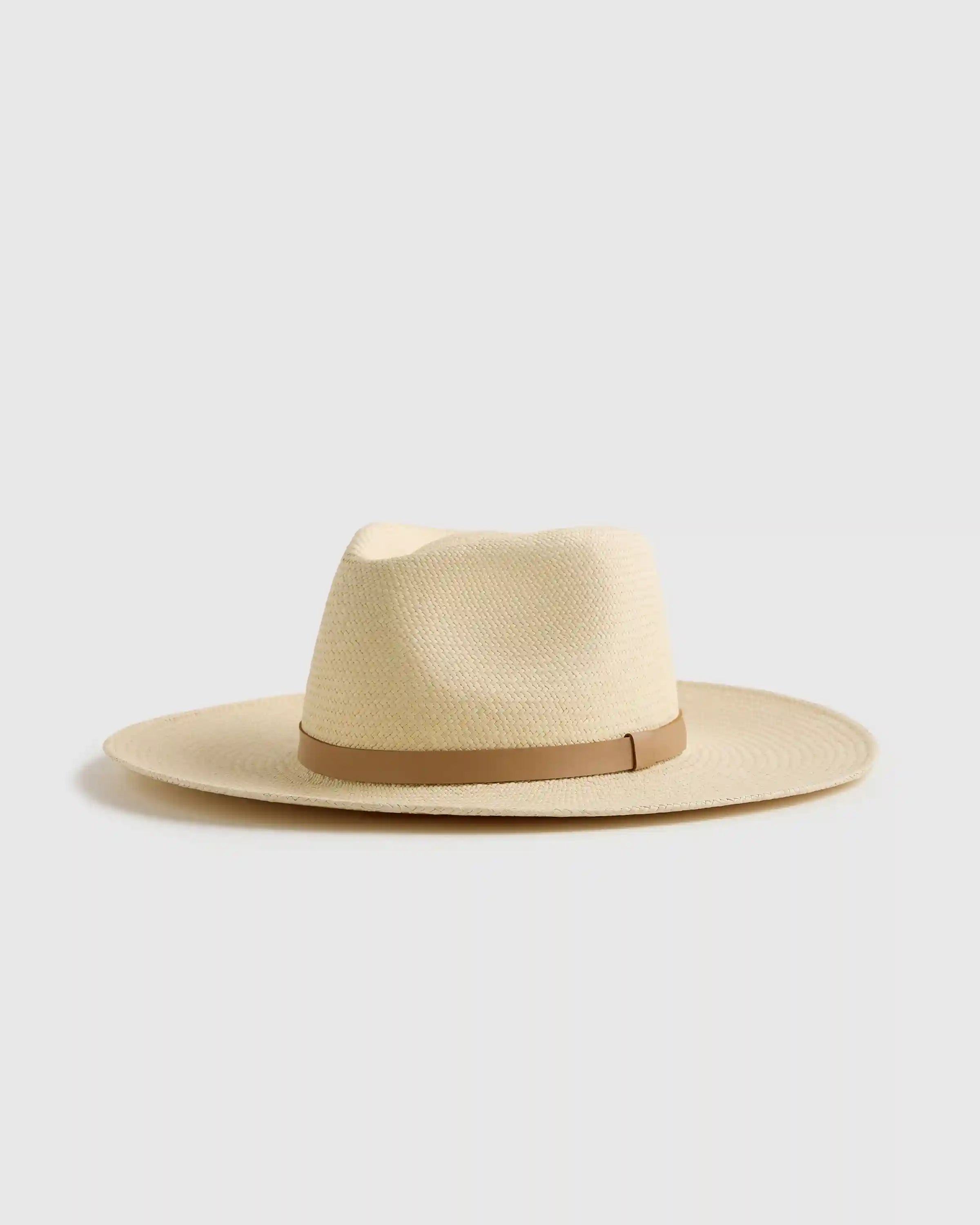 Toquilla Straw Wide Brim Panama Hat