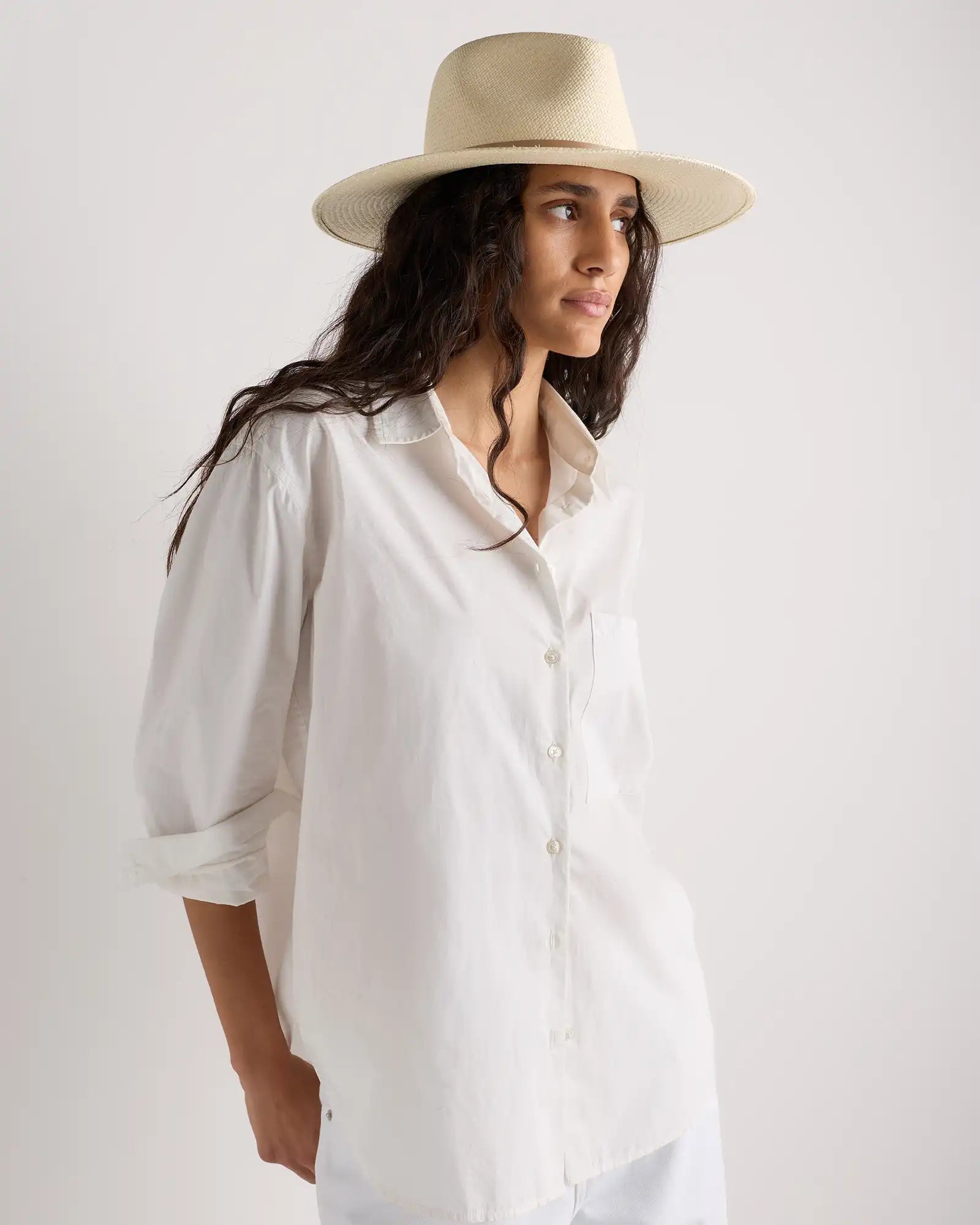 Toquilla Straw Wide Brim Panama Hat