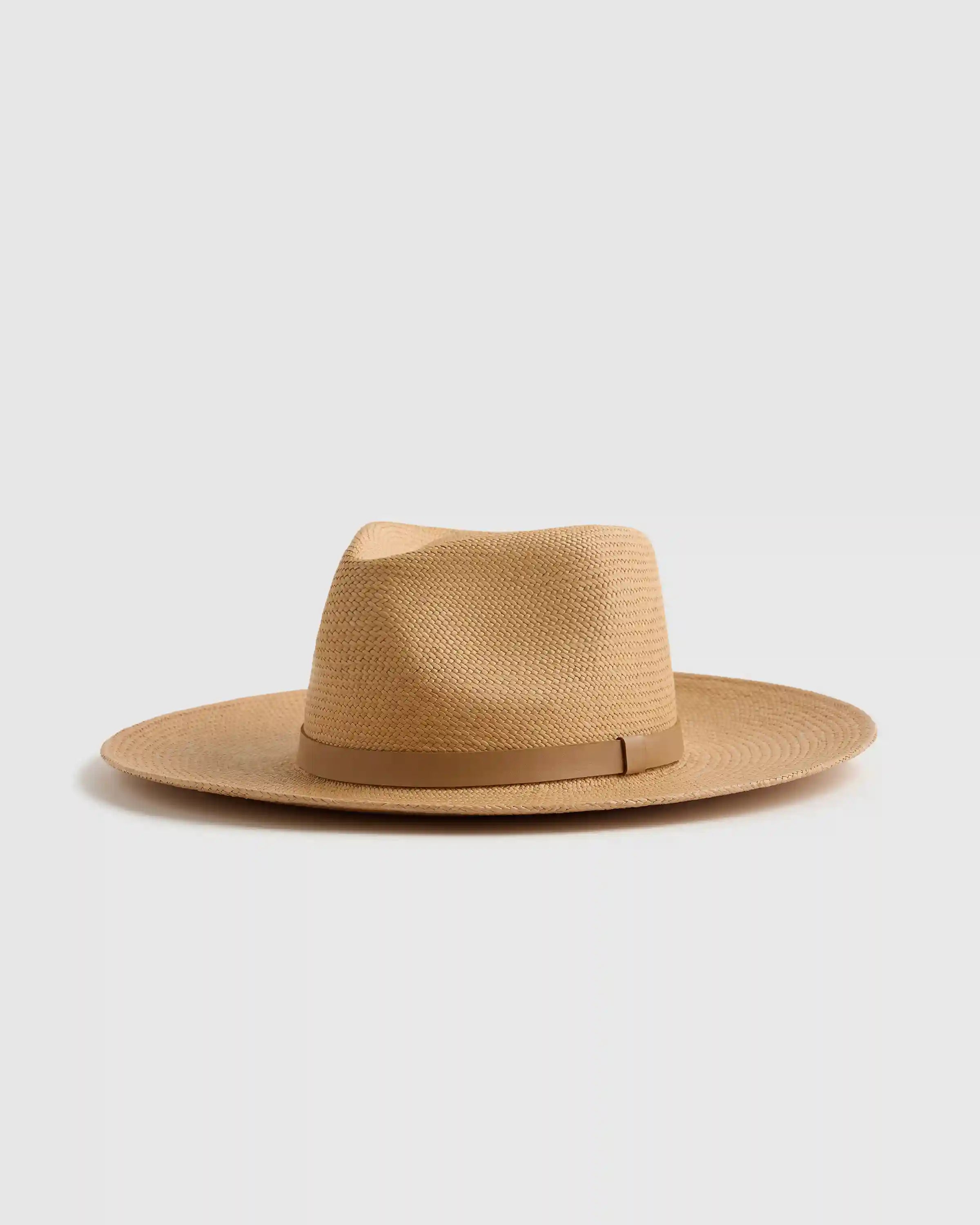 Toquilla Straw Wide Brim Panama Hat