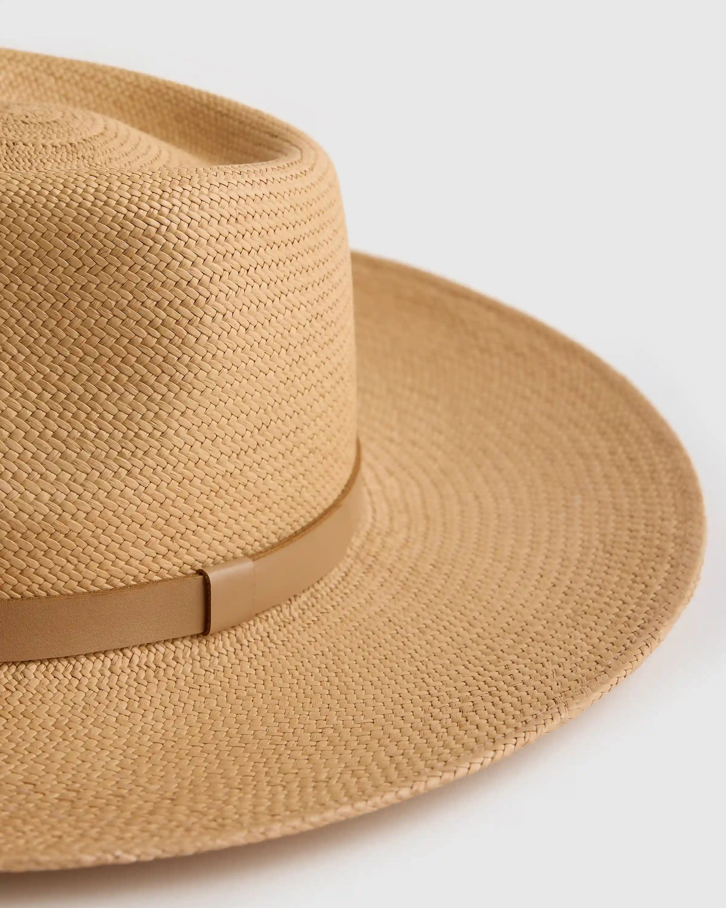 Toquilla Straw Wide Brim Panama Hat