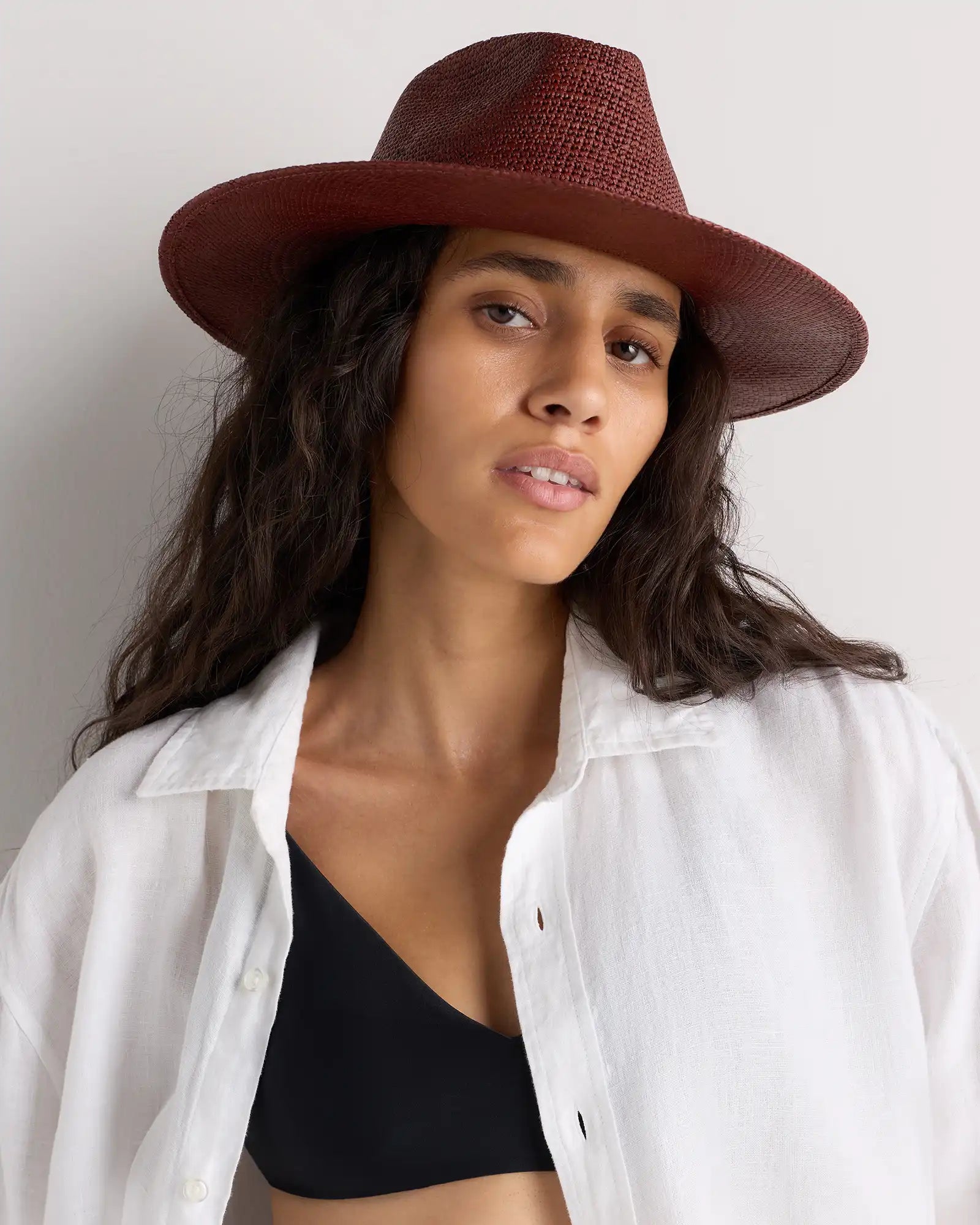 Toquilla Straw Crochet Fedora