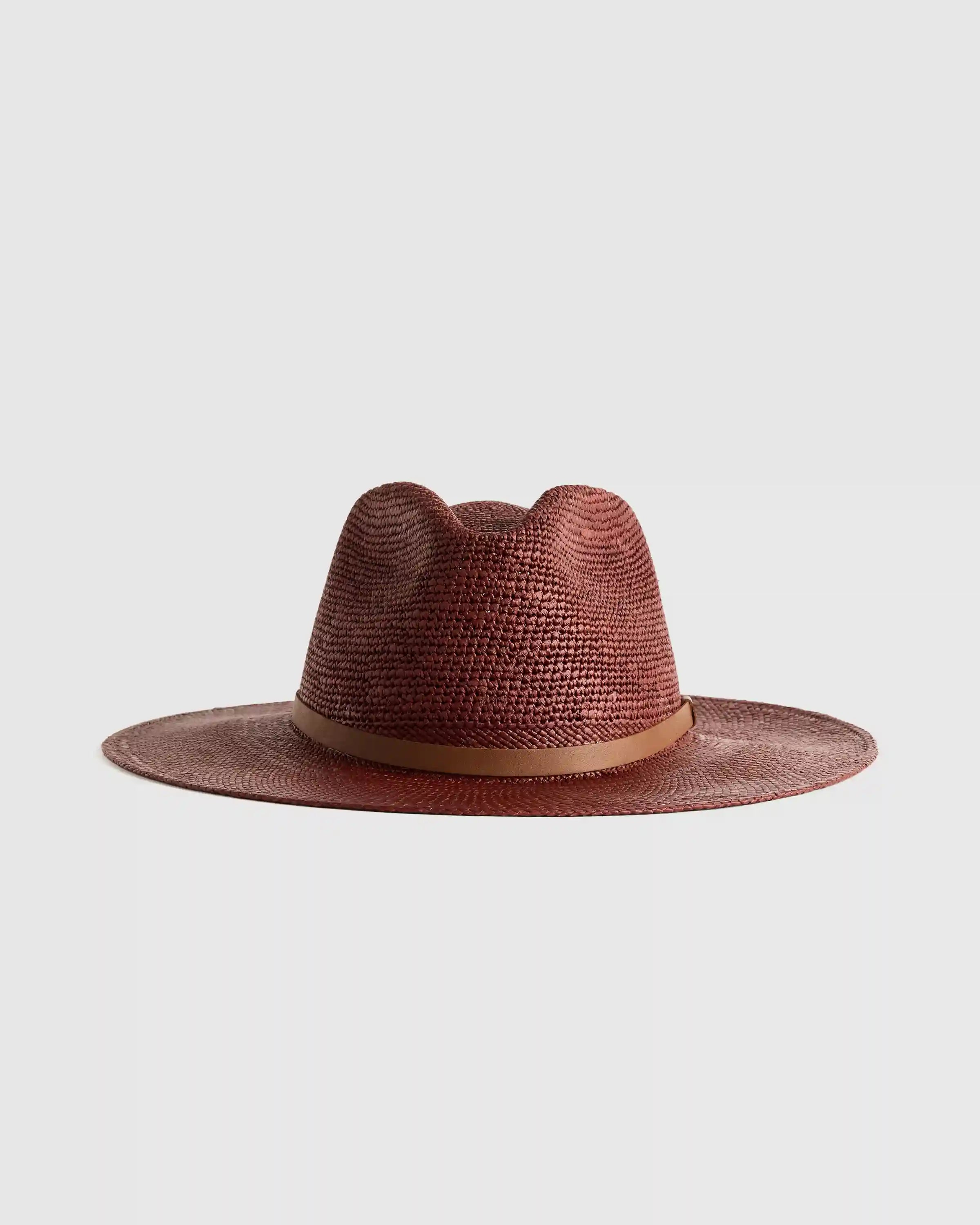 Toquilla Straw Crochet Fedora