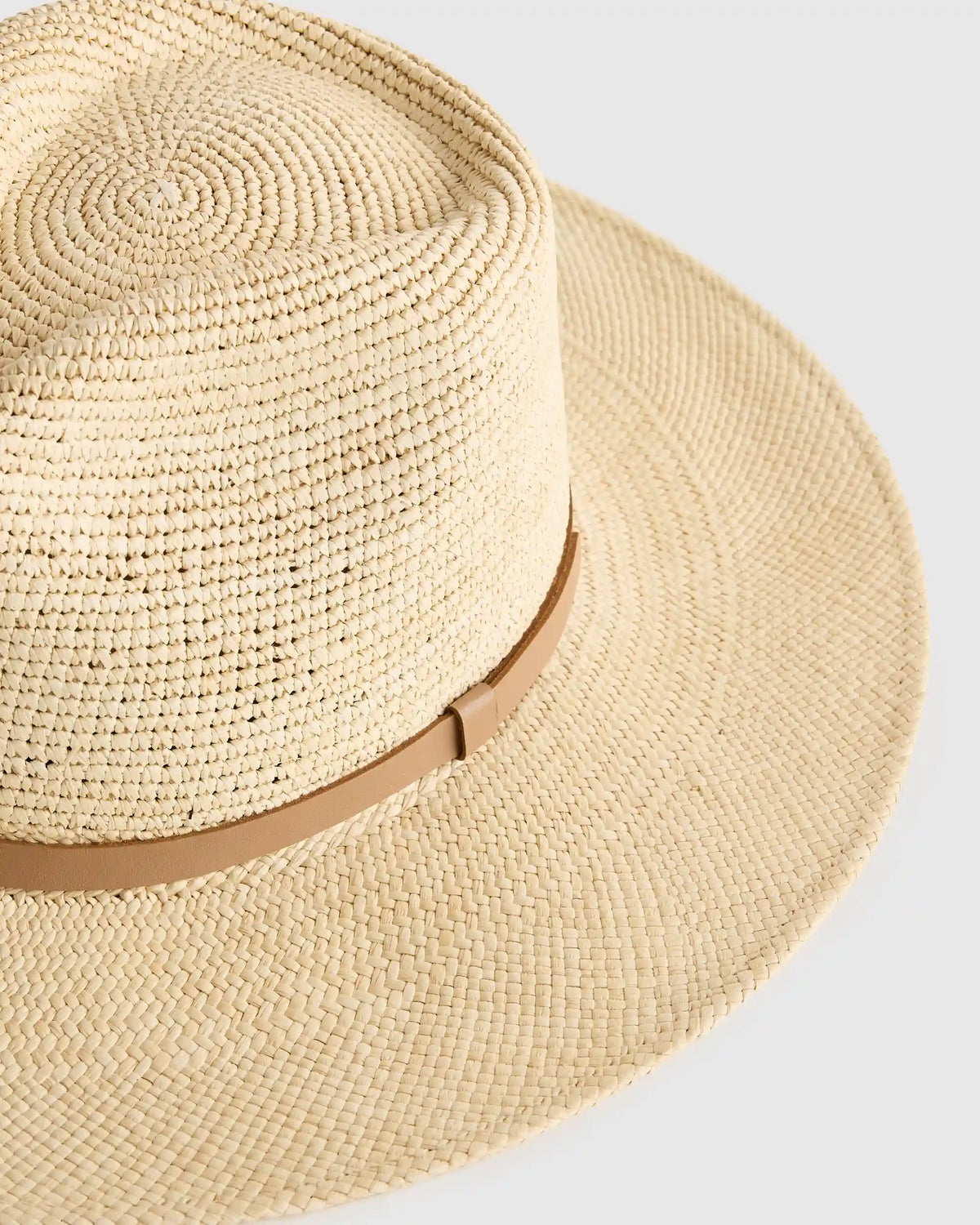 Toquilla Straw Crochet Fedora