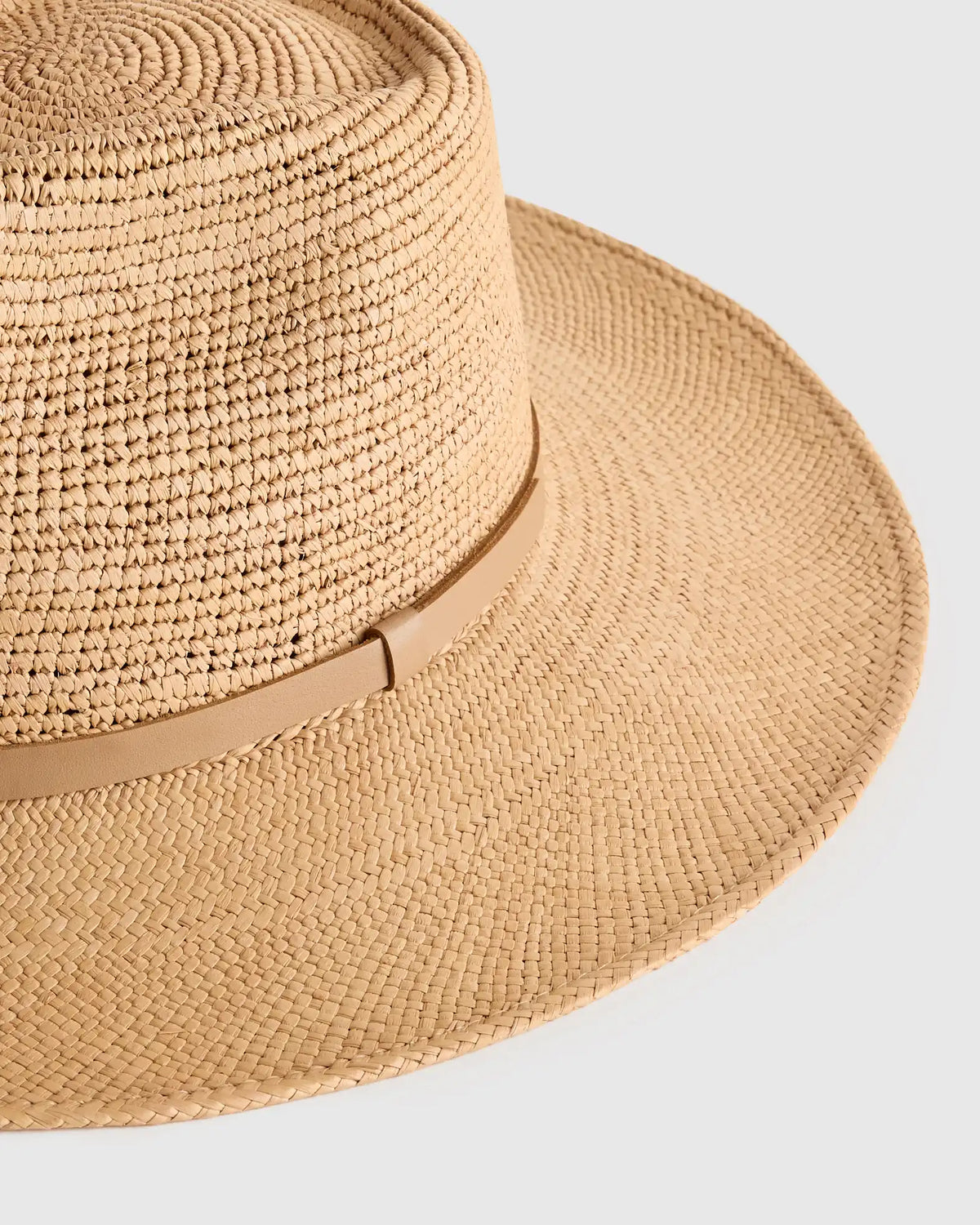 Toquilla Straw Crochet Fedora