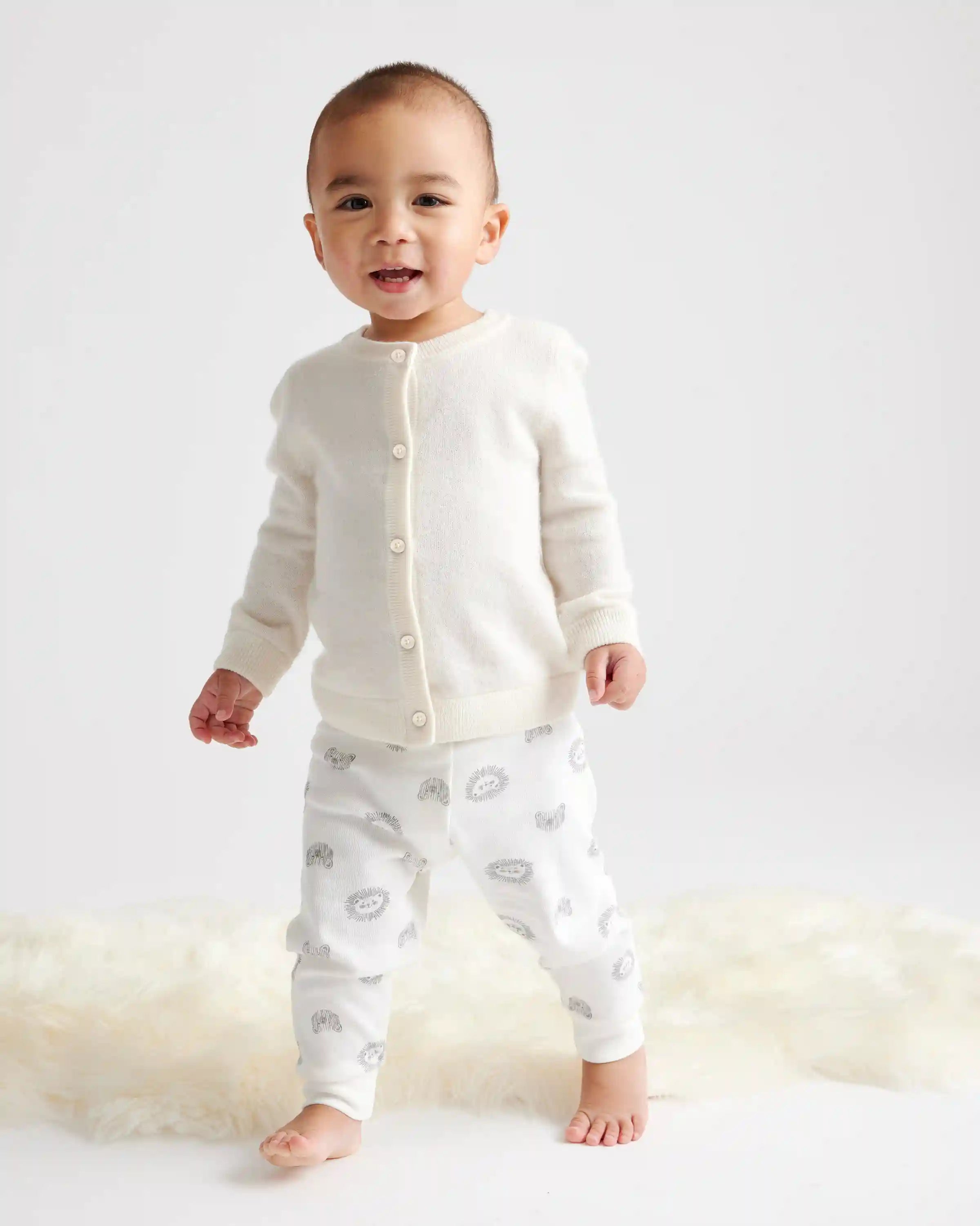 Washable Cashmere Cardigan