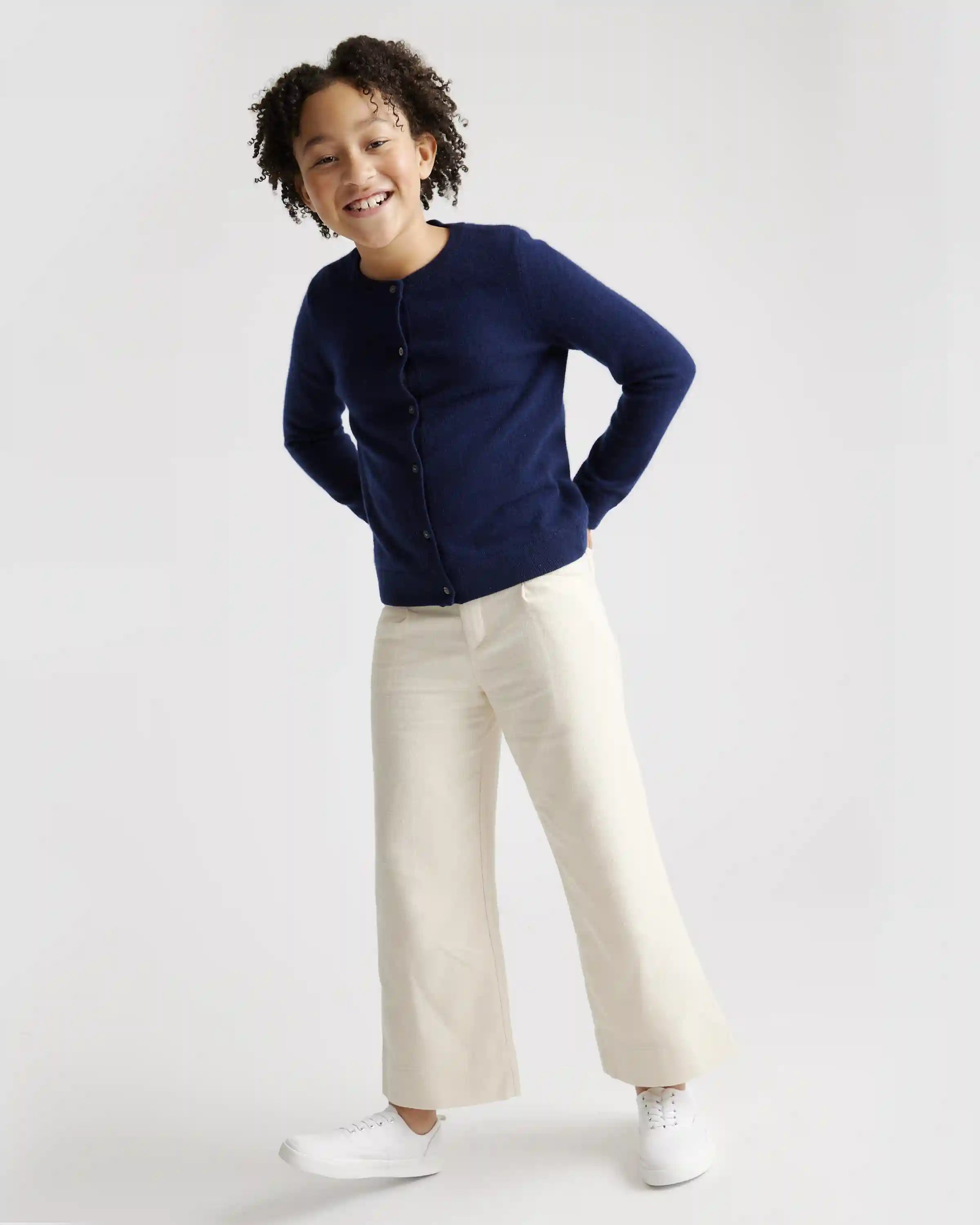 Washable Cashmere Cardigan