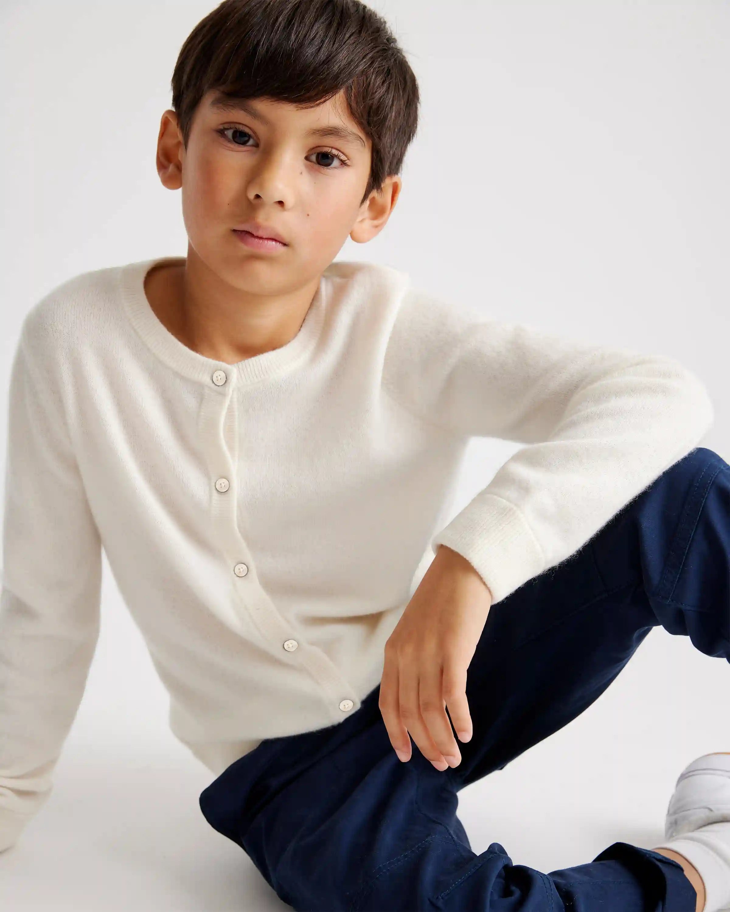 Washable Cashmere Cardigan