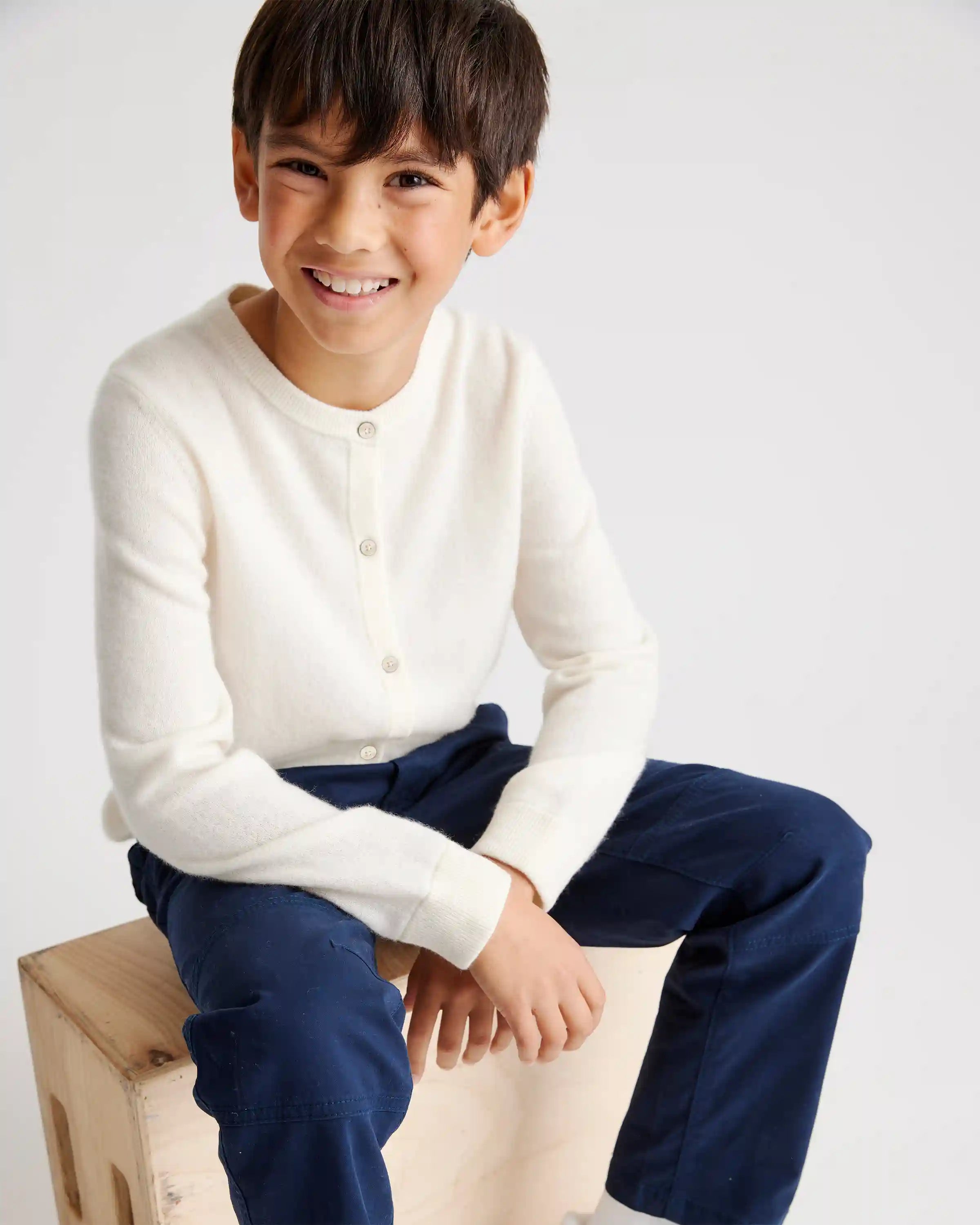 Washable Cashmere Cardigan