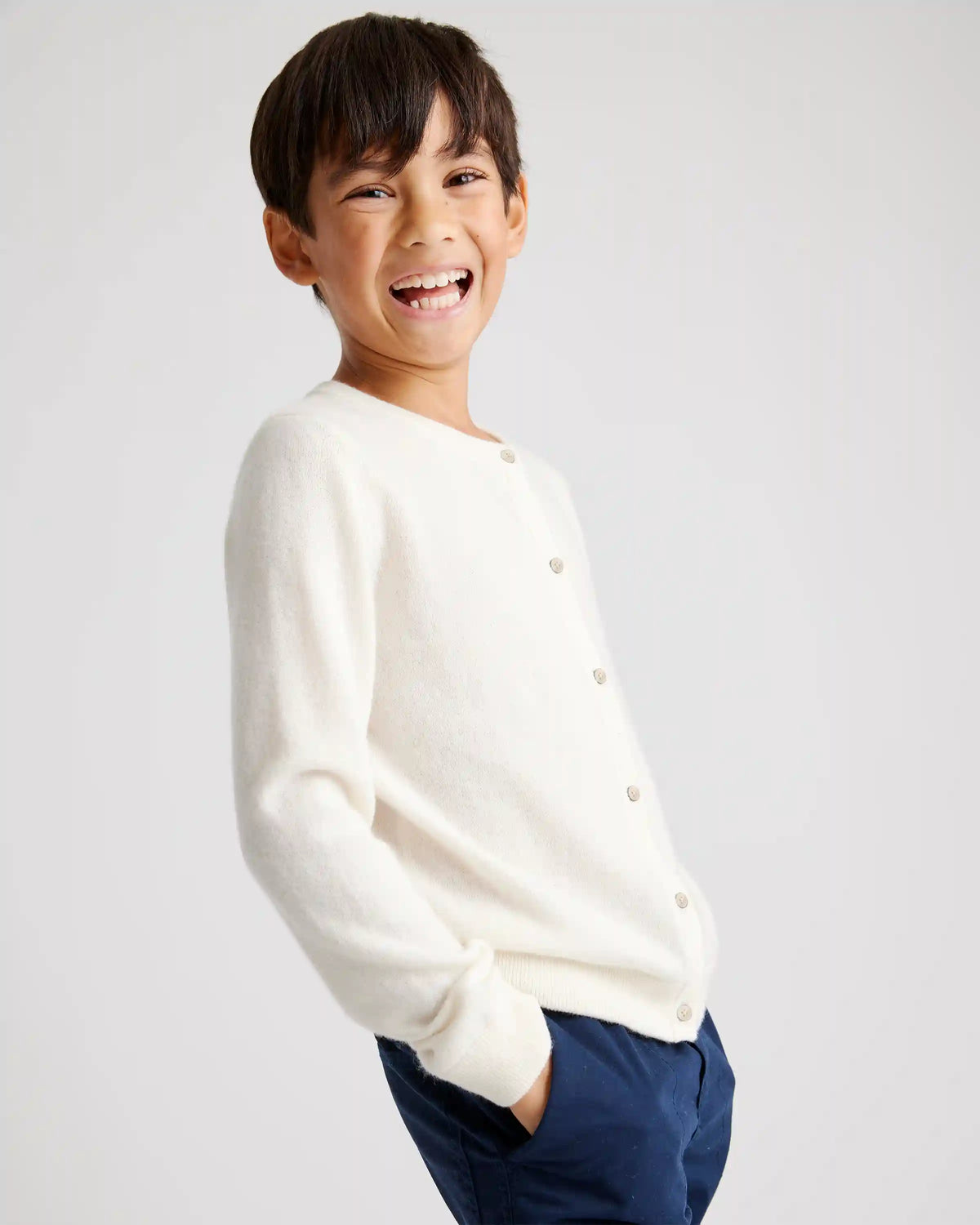 Washable Cashmere Cardigan