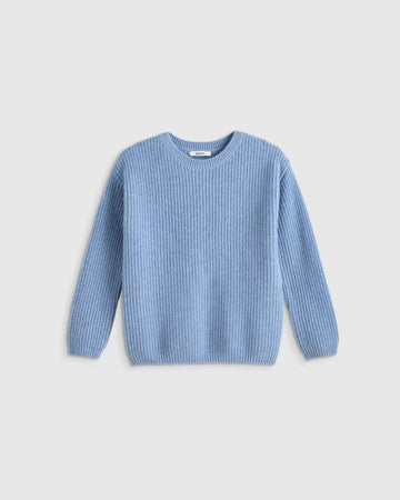Washable Cashmere Fisherman Tunic Sweater