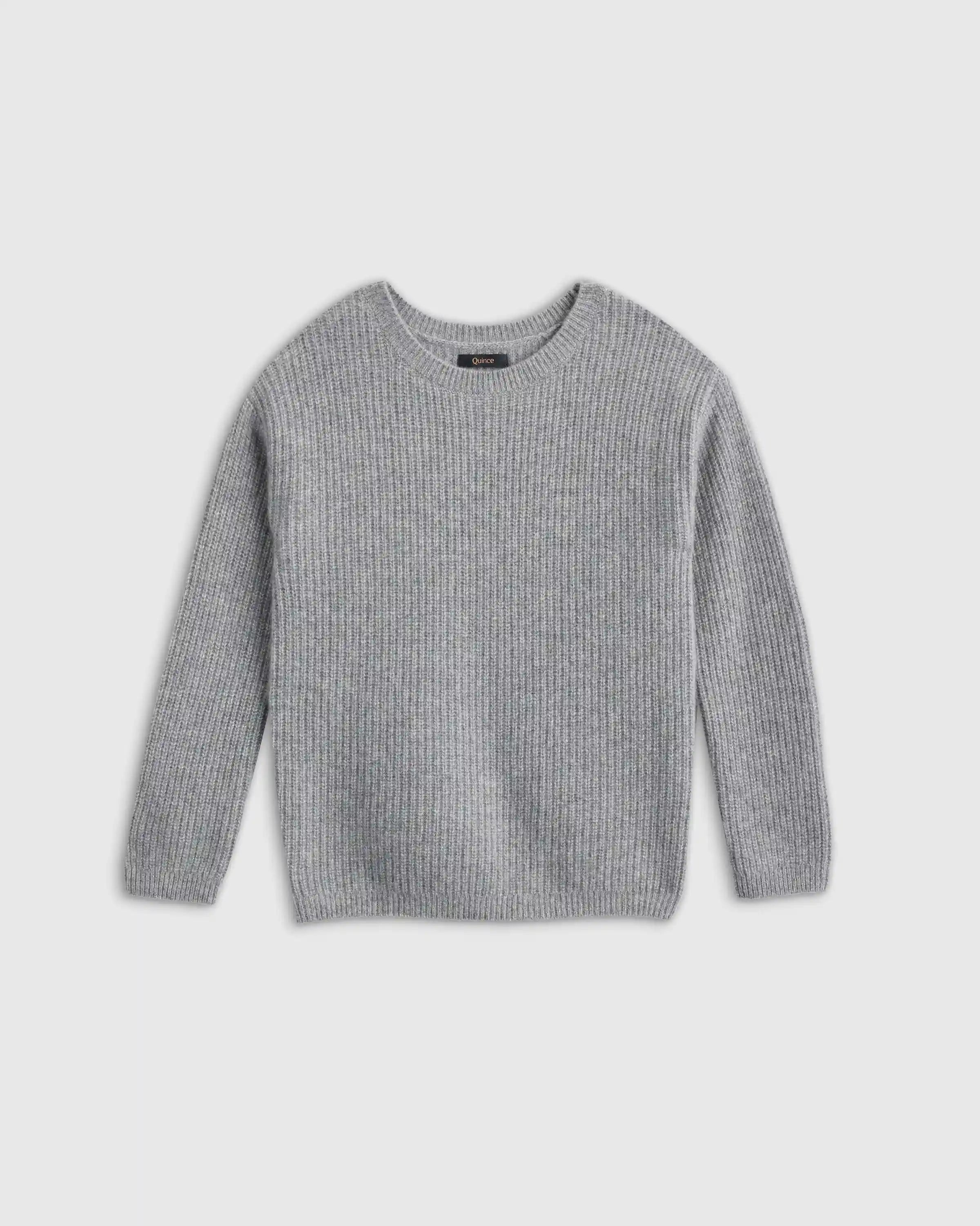 Washable Cashmere Fisherman Tunic Sweater