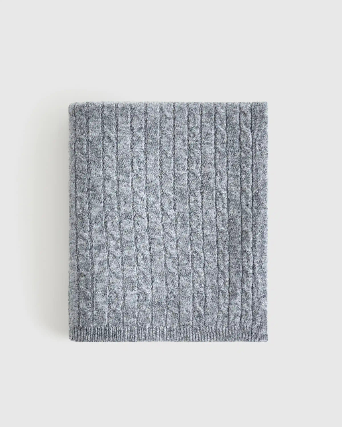Mongolian Cashmere Cable Knit Baby Blanket