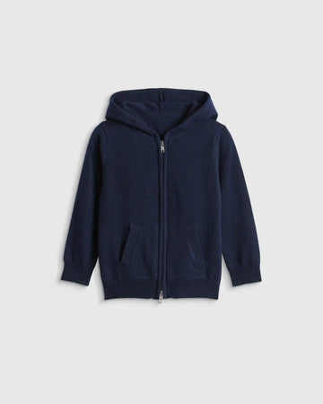 Washable Cashmere Full Zip Hoodie