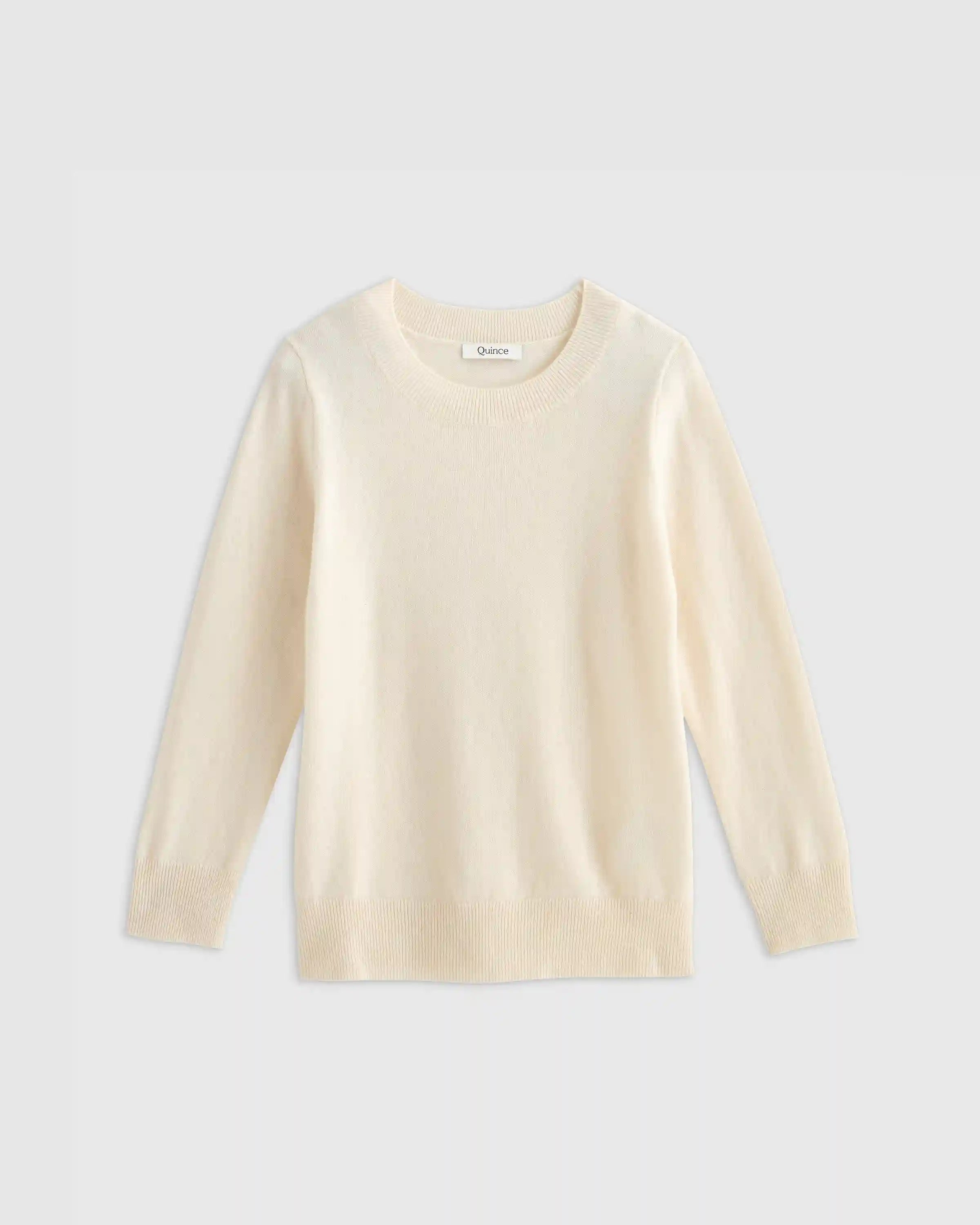 Washable Cashmere Crewneck Sweater