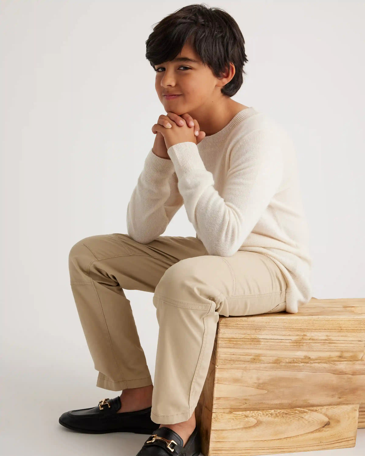 Washable Cashmere Crewneck Sweater