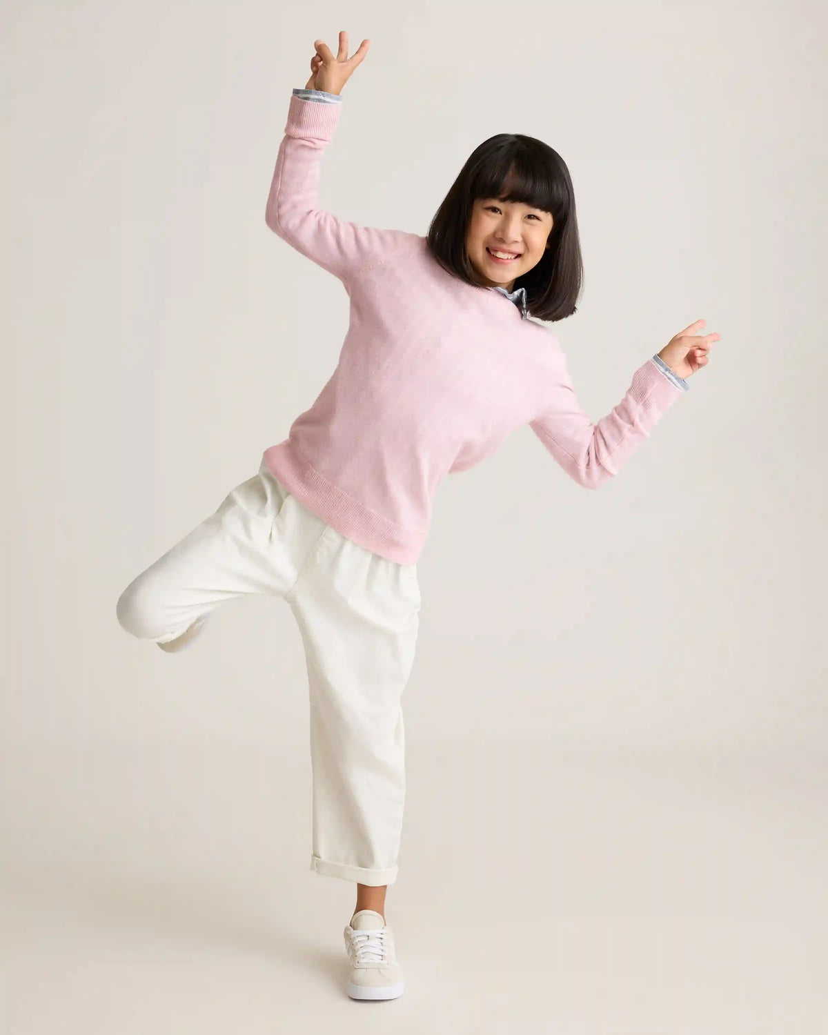 Washable Cashmere Crewneck Sweater