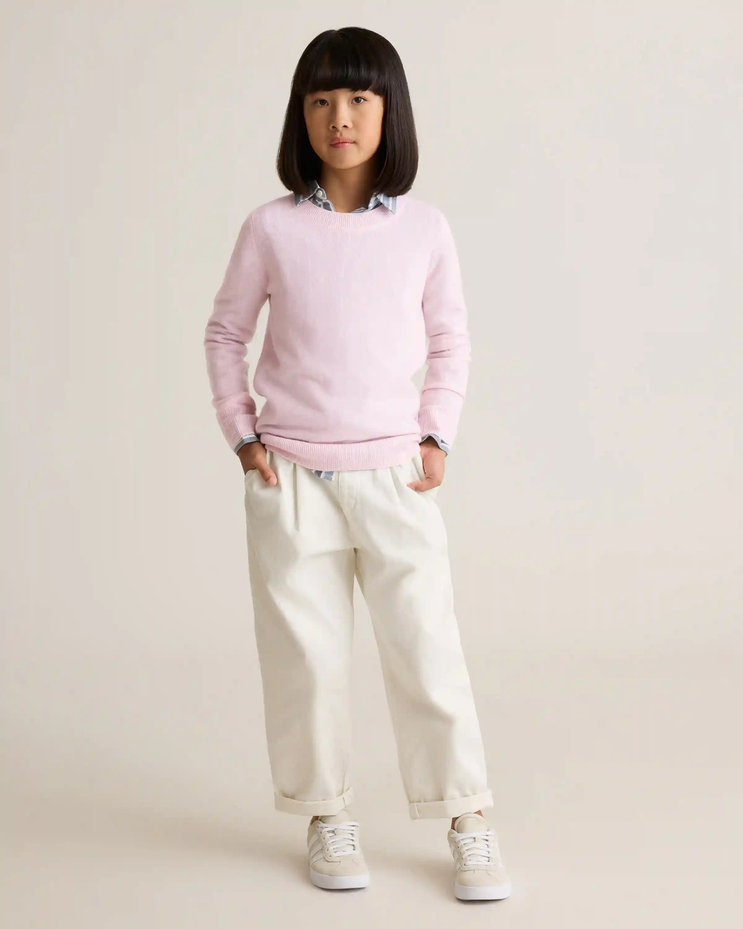 Washable Cashmere Crewneck Sweater