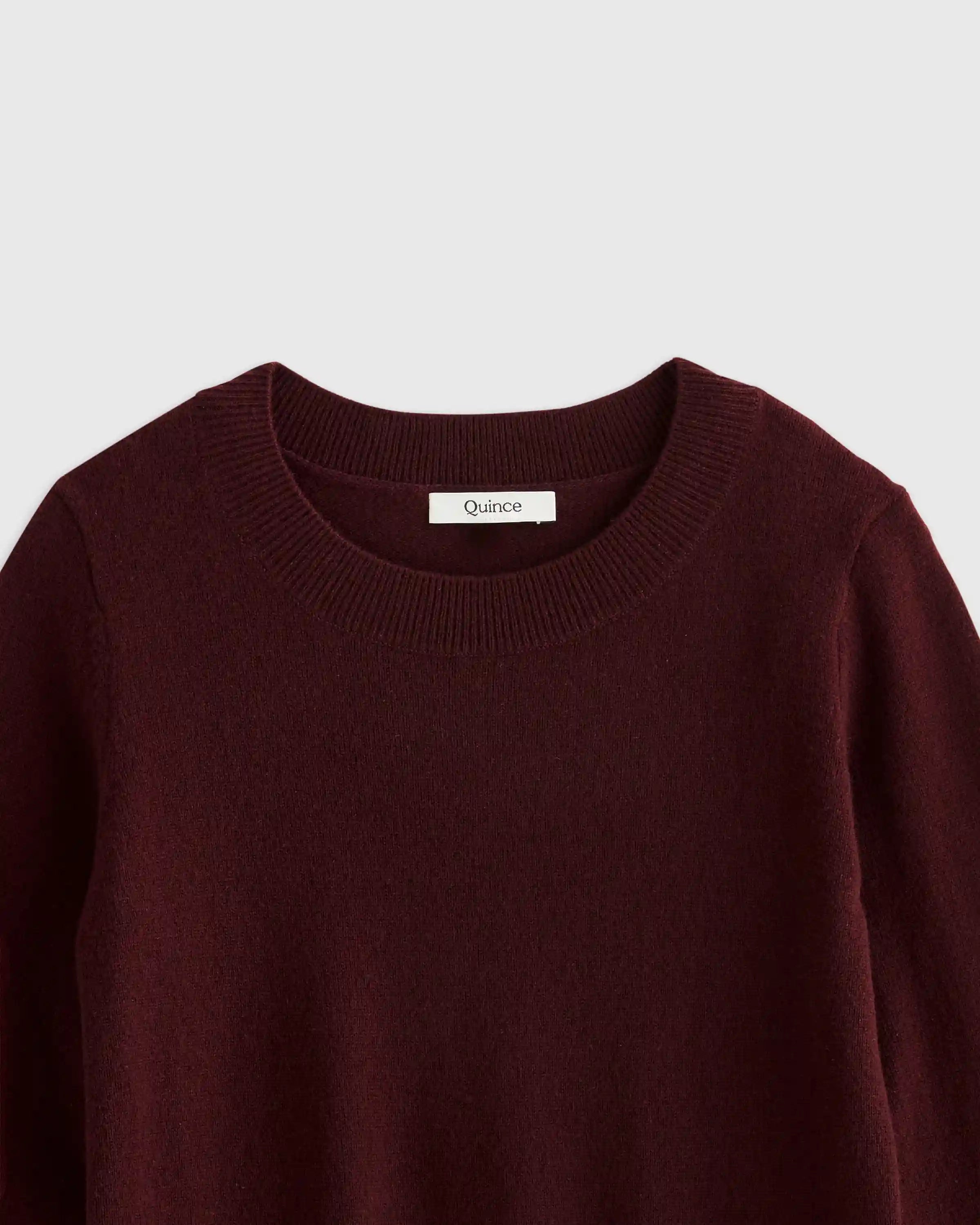Washable Cashmere Crewneck Sweater