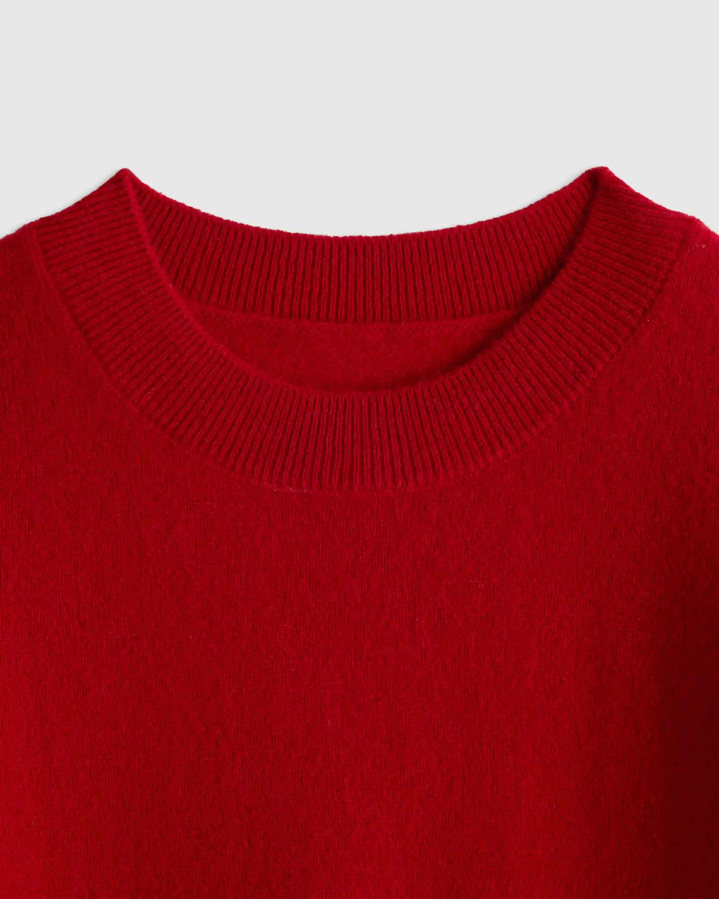 Washable Cashmere Crewneck Sweater