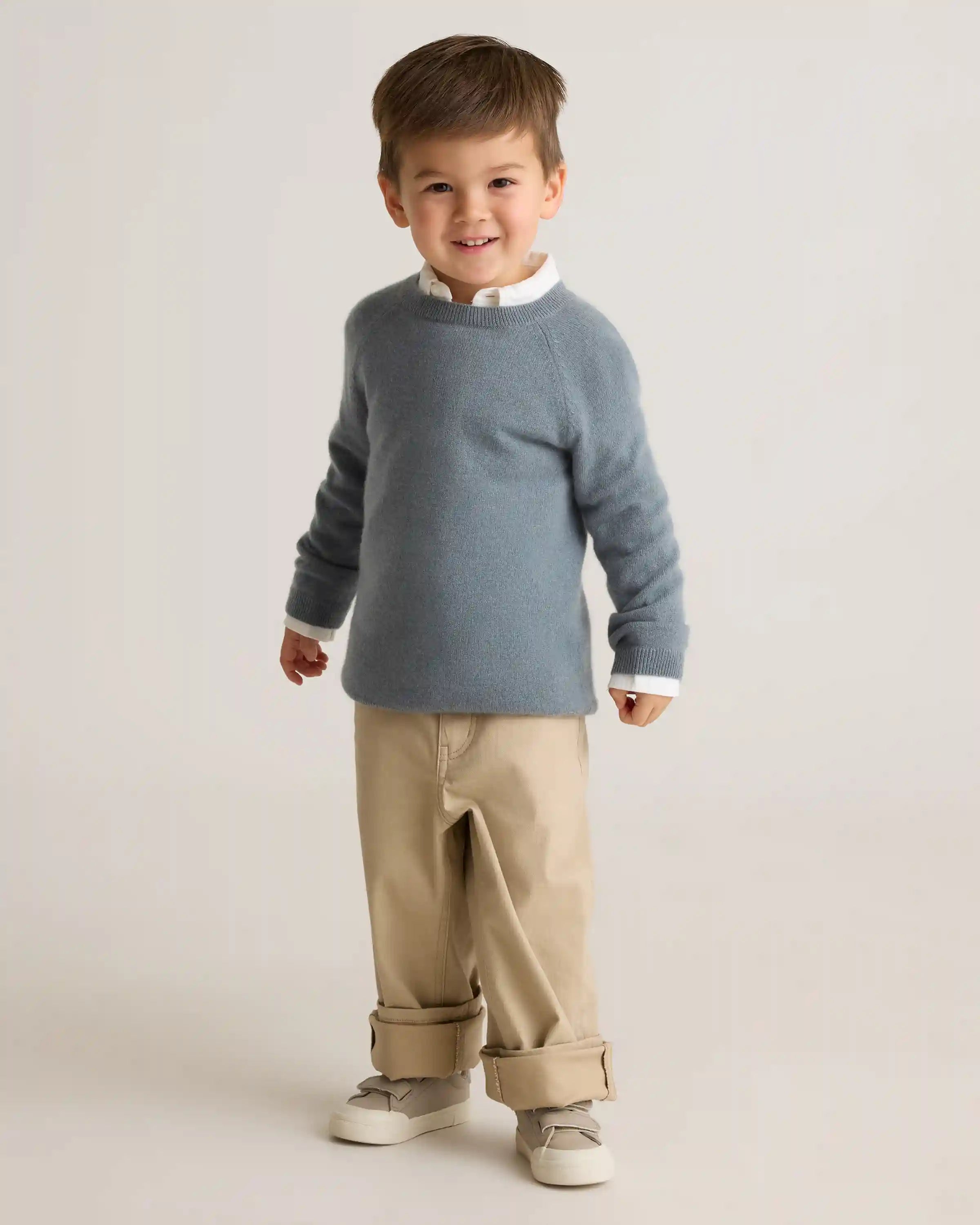 Washable Cashmere Crewneck Sweater