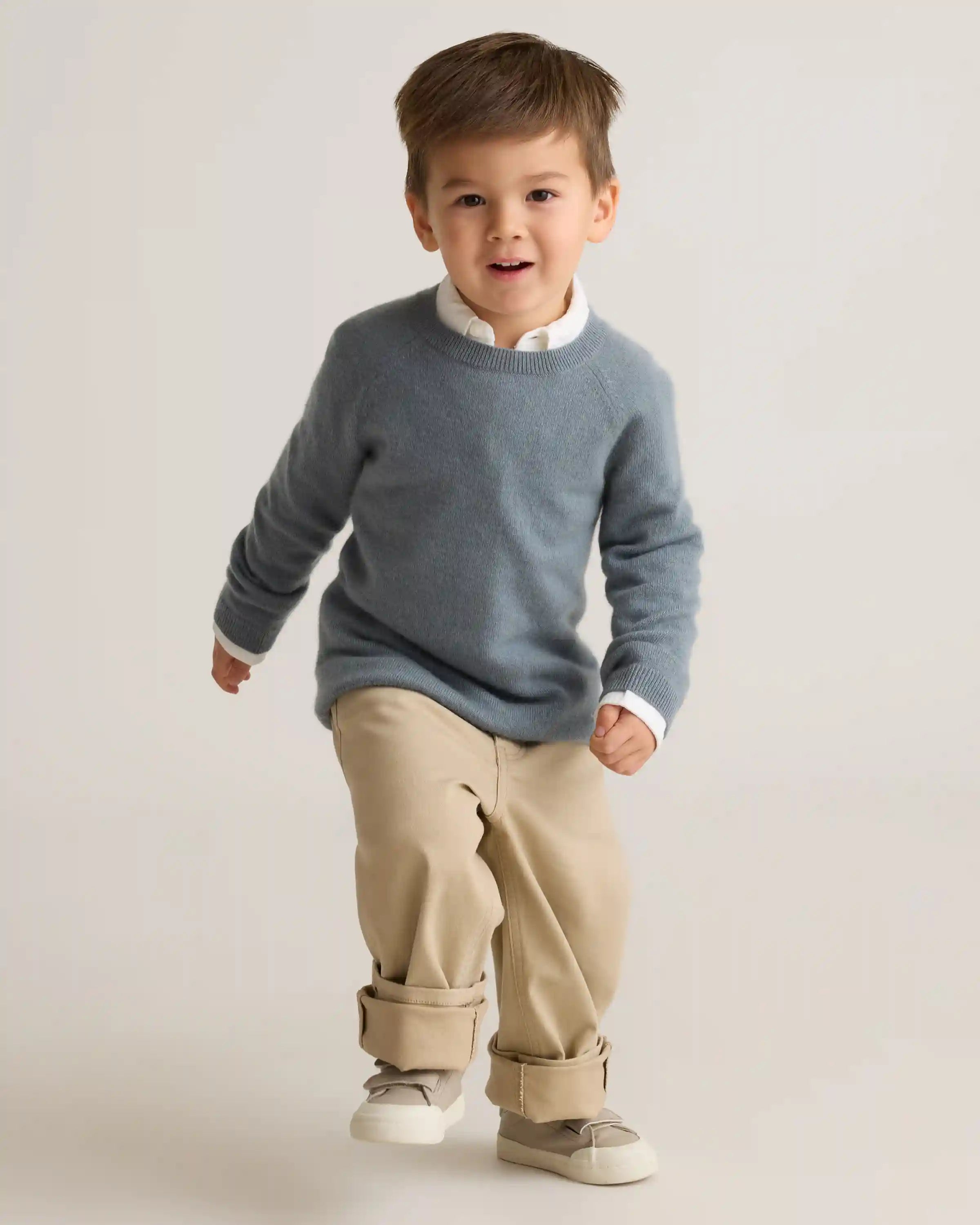 Washable Cashmere Crewneck Sweater