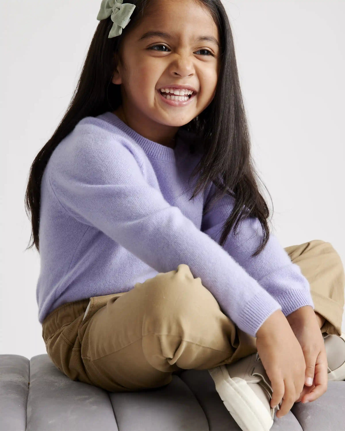 Washable Cashmere Crewneck Sweater