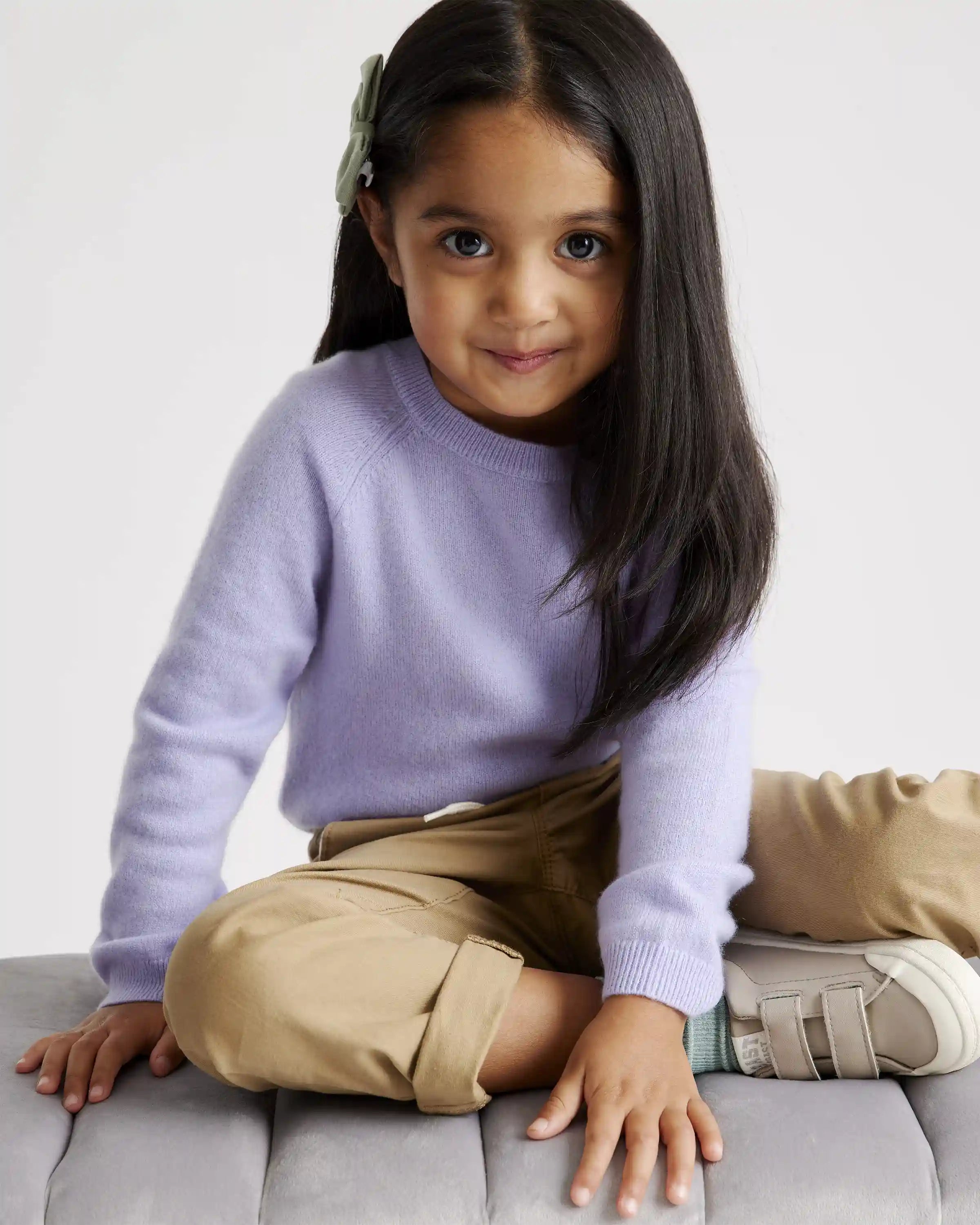 Washable Cashmere Crewneck Sweater